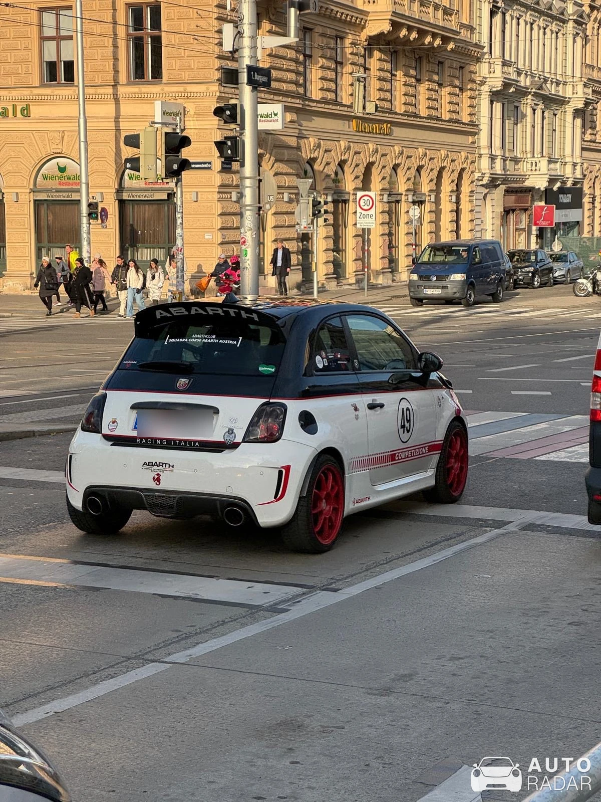 Abarth 595 spotted in Wien, Austria