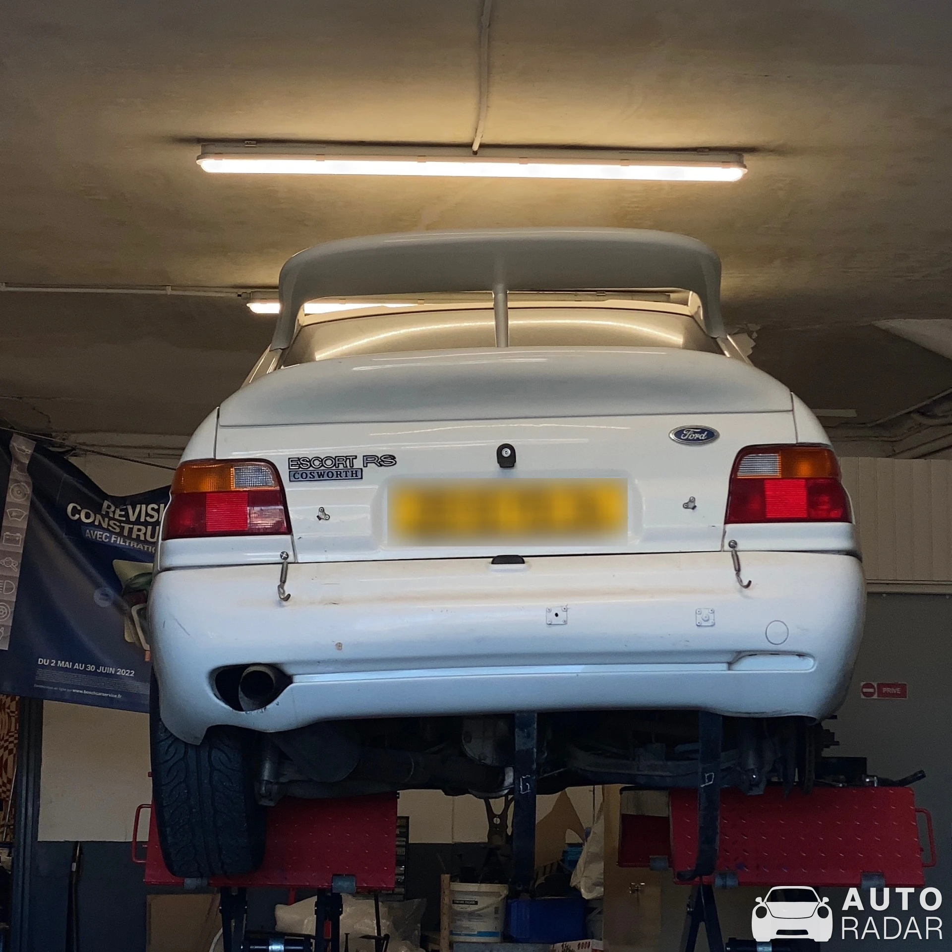 Ford Escort RS Cosworth spotted in Sète, France