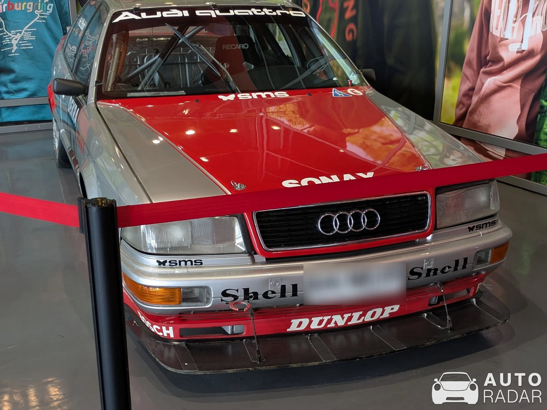 Audi V8 Quattro DTM spotted in Nürburg