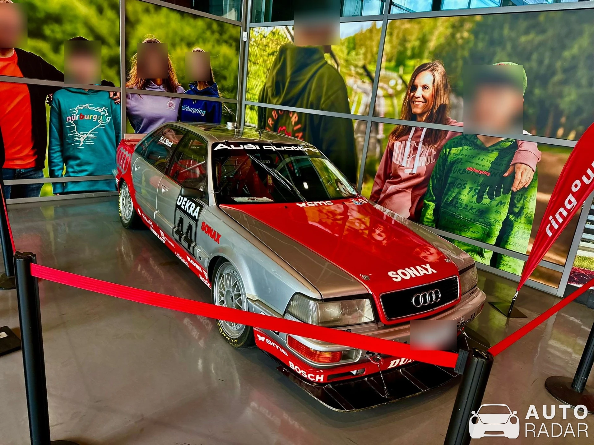 Audi V8 Quattro DTM spotted in Nürburg