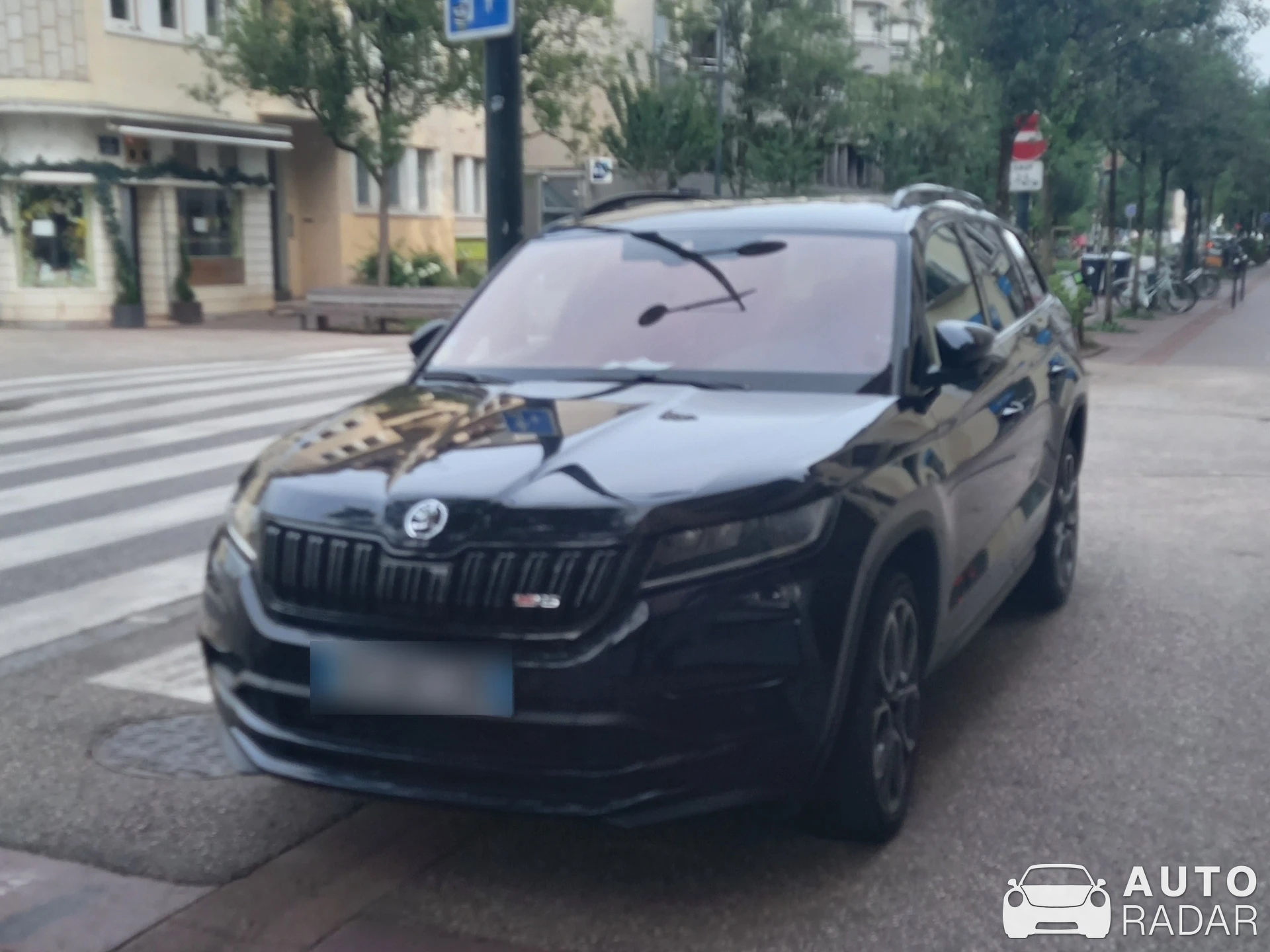 Škoda Kodiaq vRS spotted in Annecy