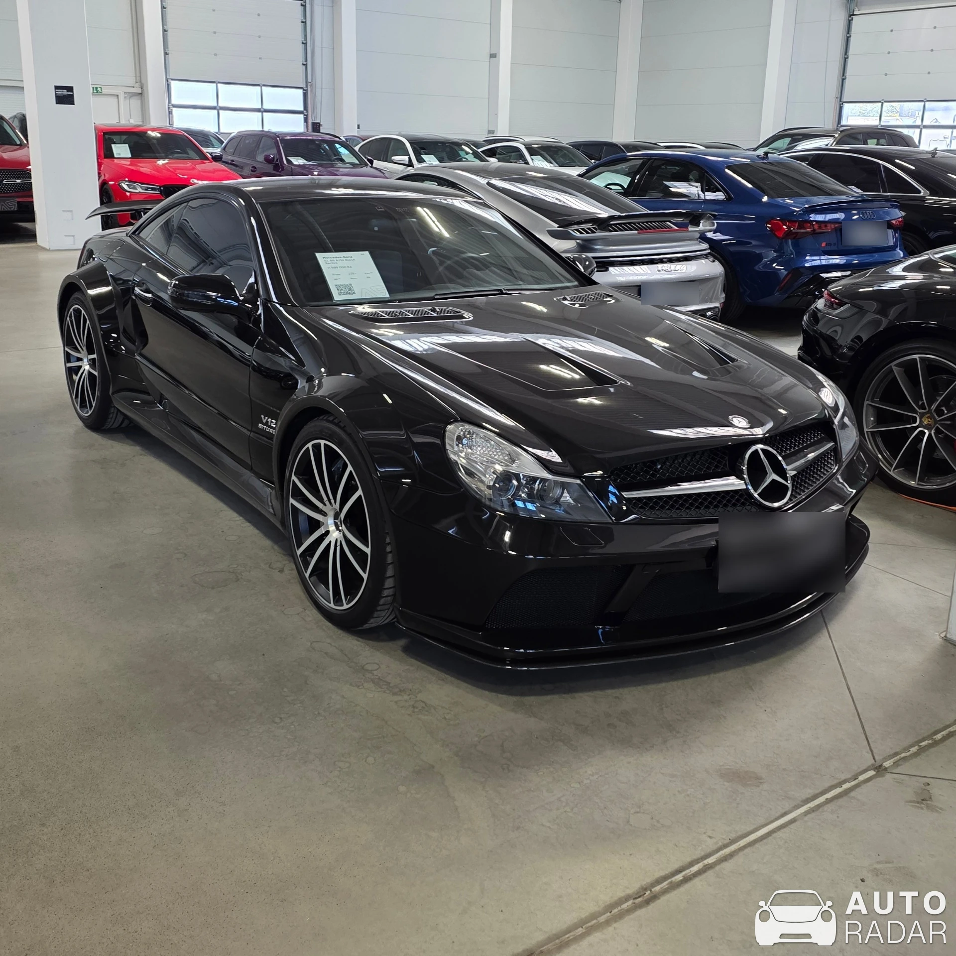 Mercedes-Benz SL 65 AMG Black Series spotted in Praha