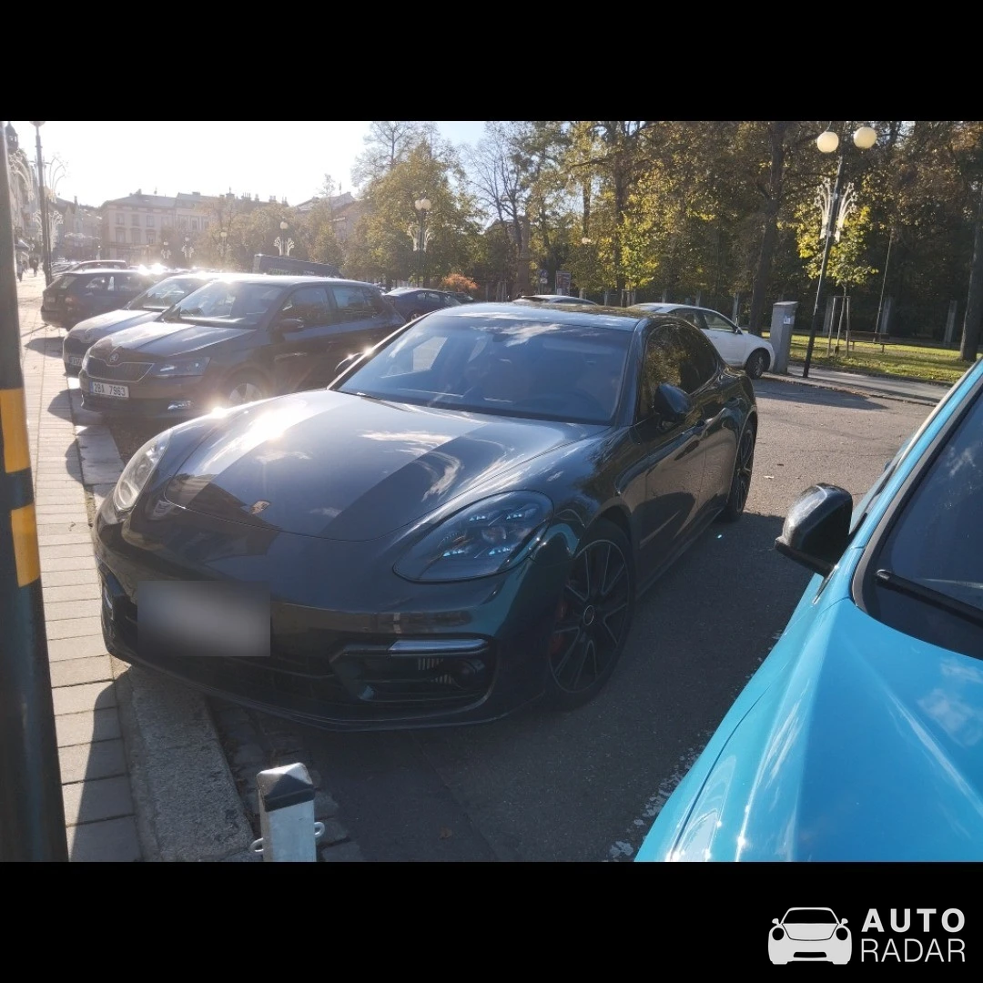 Porsche 971 Panamera Turbo spotted in Kroměříž, Czechia