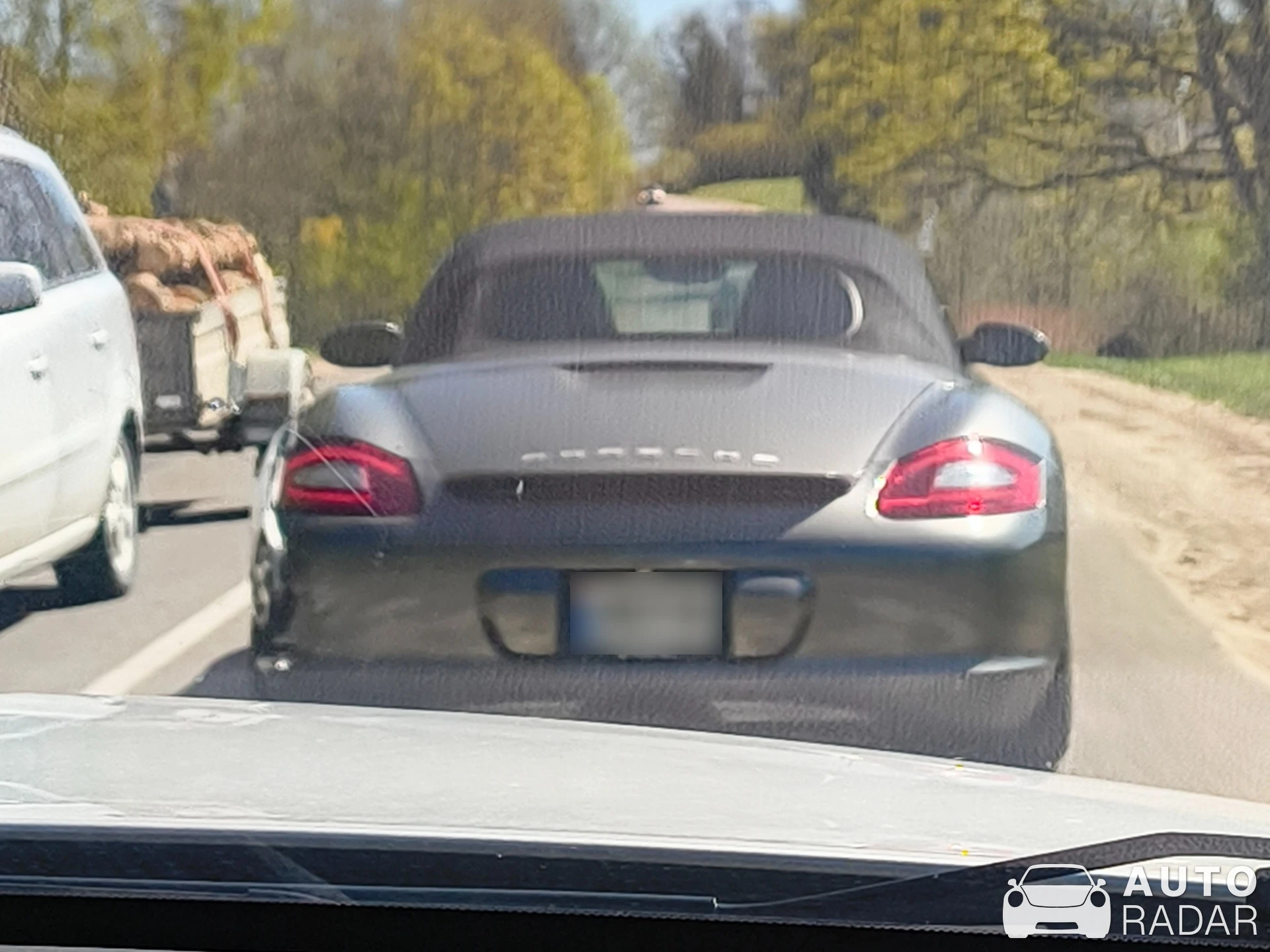 Porsche 987 Boxster spotted in Utena