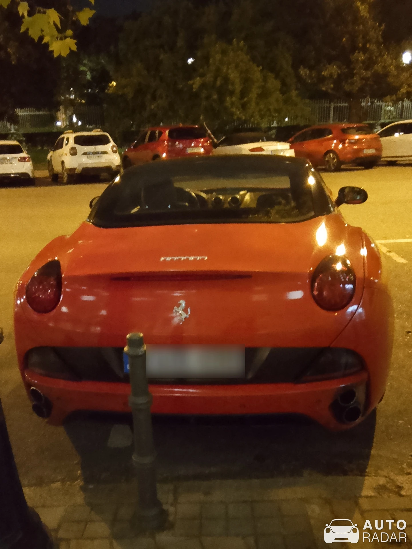Ferrari California spotted in Madrid, Spain