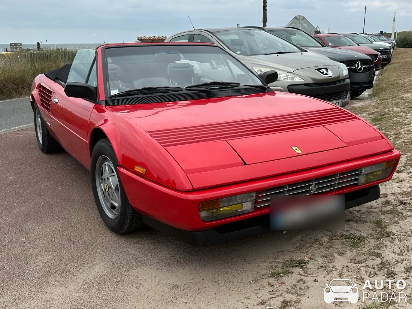 Ferrari Mondial 3.2 Cabriolet spotted in Le Touquet-Paris-Plage