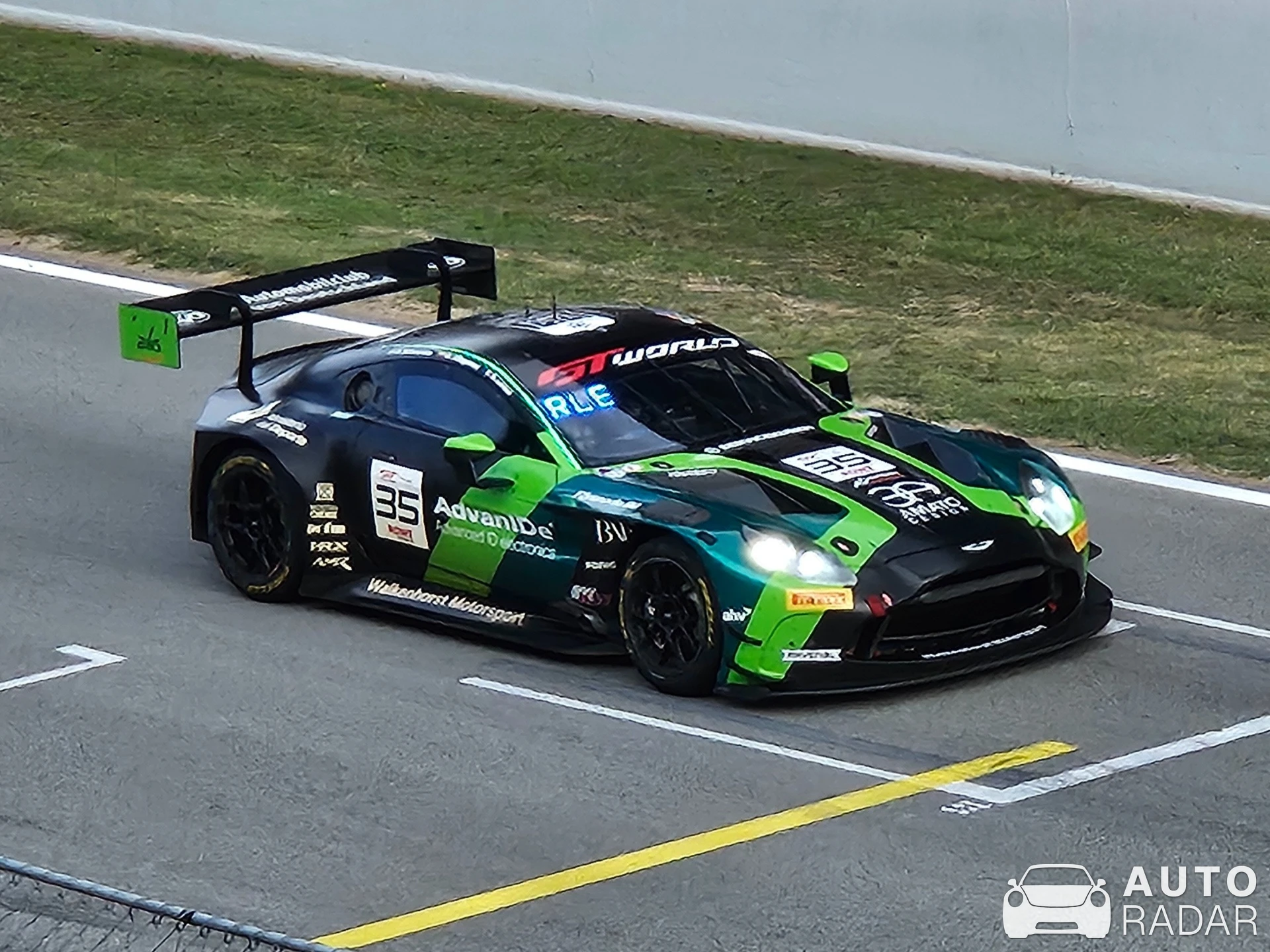 Aston Martin V8 Vantage GT3 AMR spotted in Montmeló