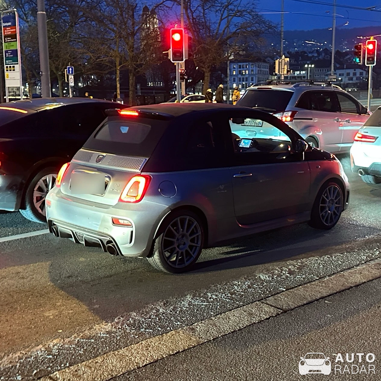 Abarth 695C Rivale spotted in Zürich