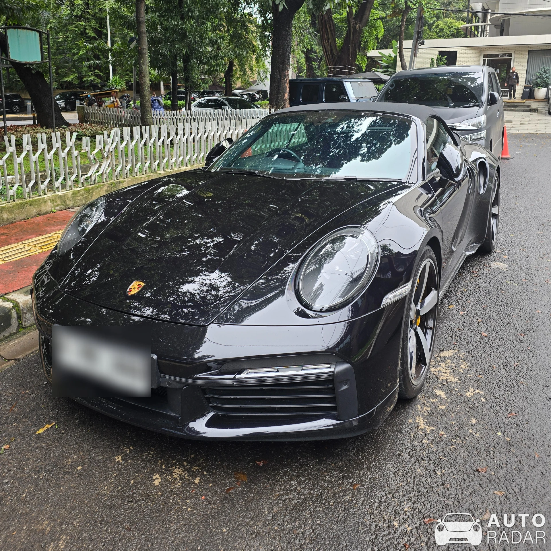 Porsche 992 Turbo Cabriolet MkI spotted in Jakarta, Indonesia