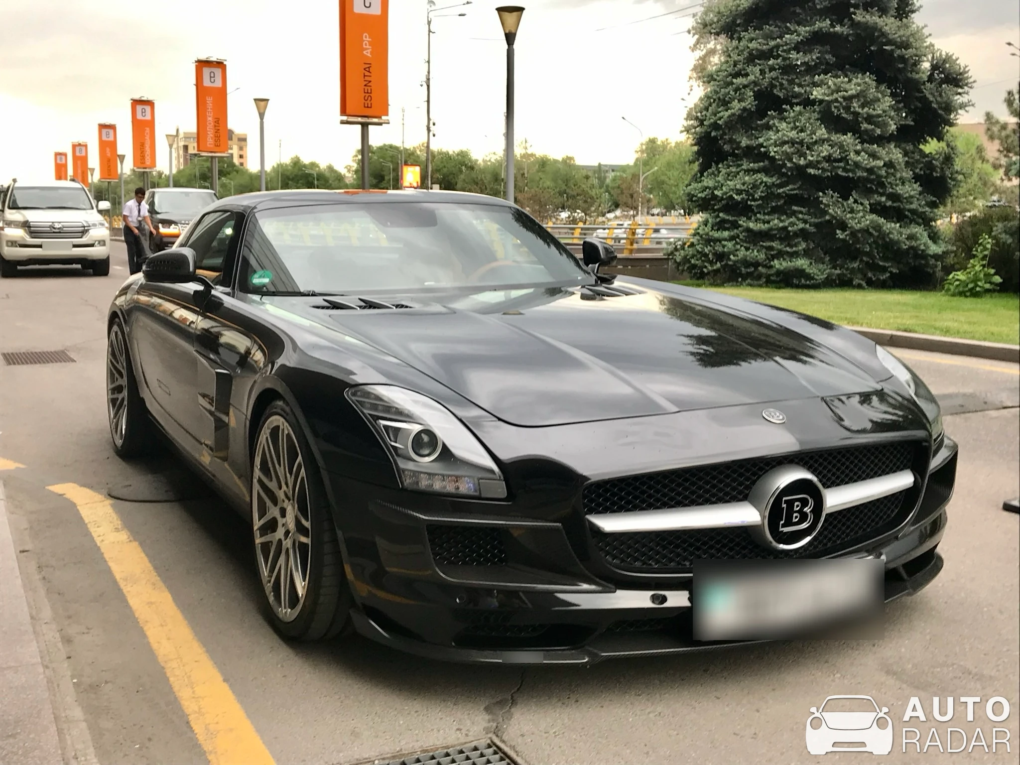 Mercedes-Benz SLS AMG Brabus spotted in Алматы