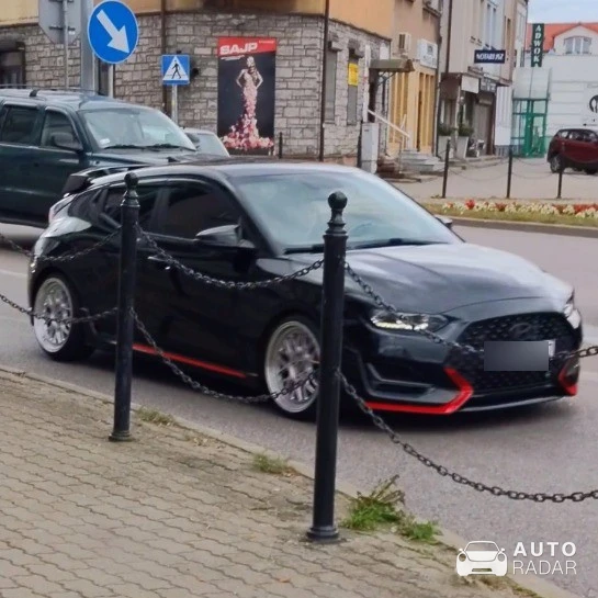 Hyundai Veloster N spotted in Grajewo, Poland