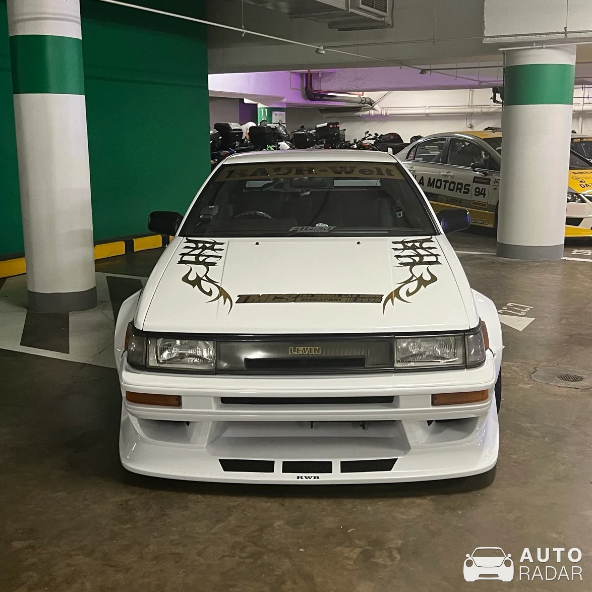 Toyota AE86 RWB spotted in Singapore