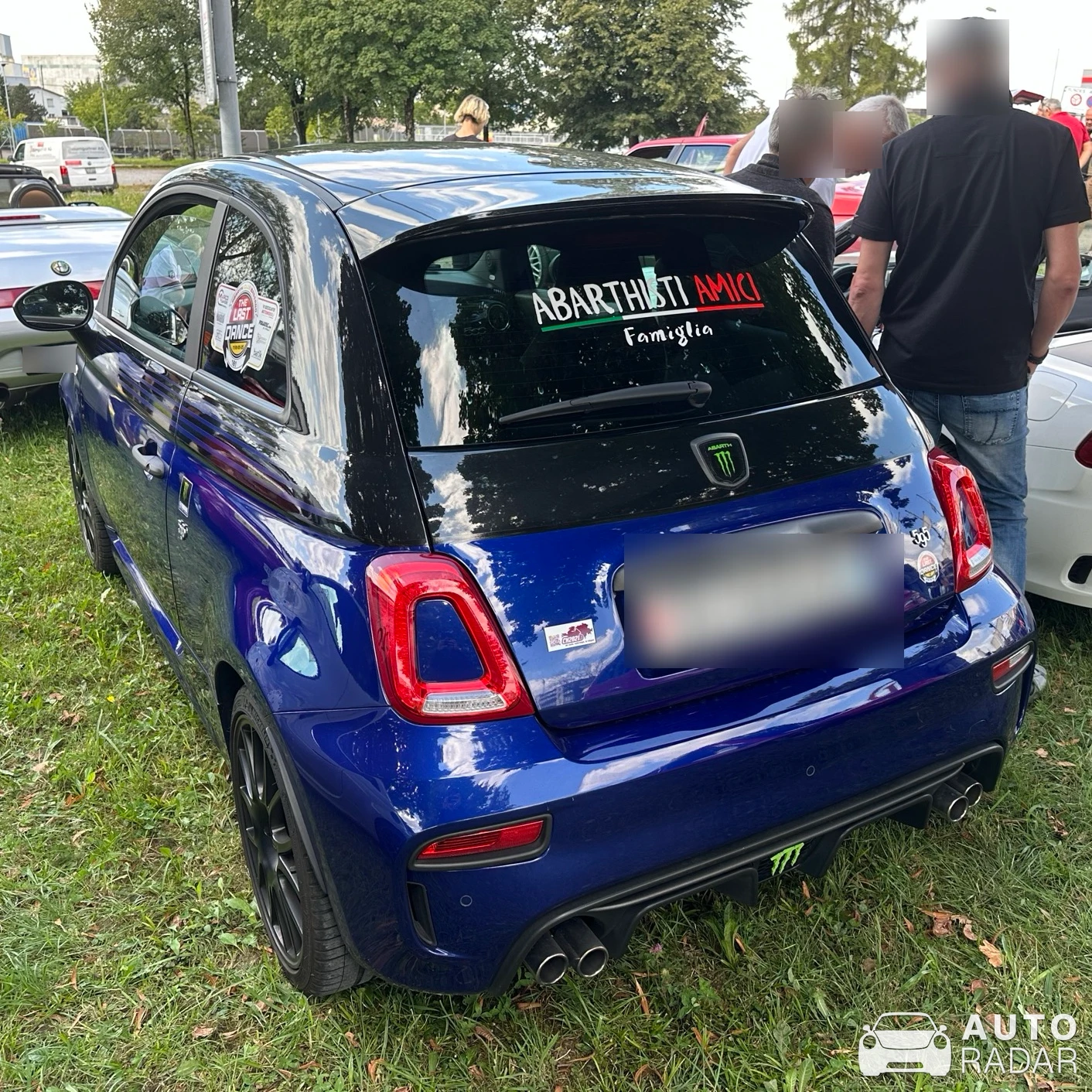 Abarth 595 Competizione Monster Energy Yamaha spotted in Hinwil