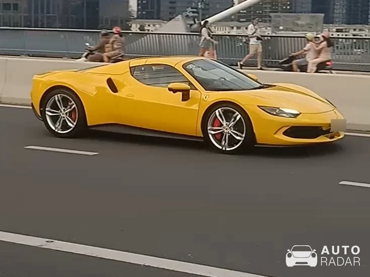 Ferrari 296 GTS spotted in Ho Chi Minh City, Vietnam