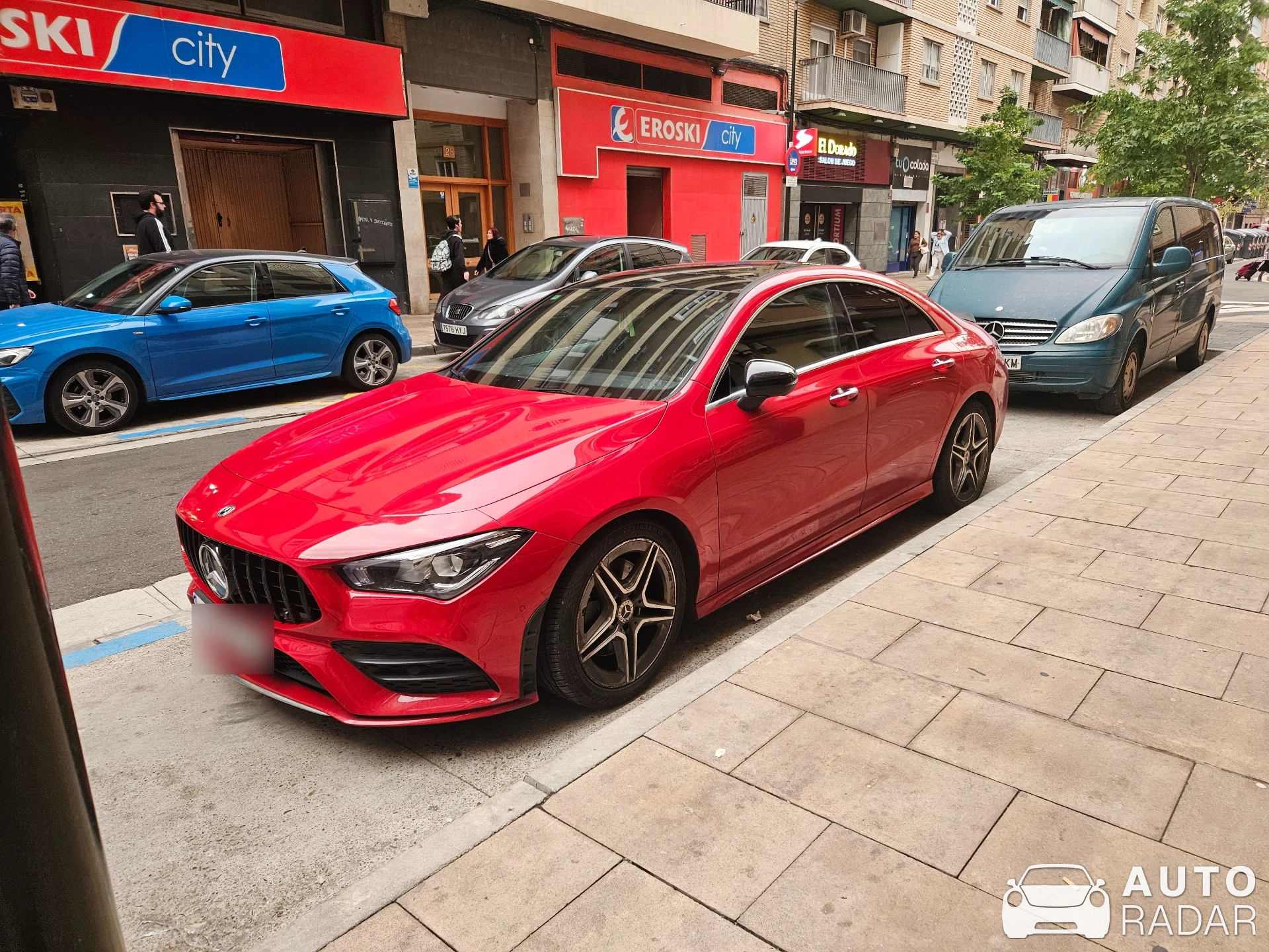 Mercedes-AMG CLA 45 C118 spotted in Zaragoza, Spain