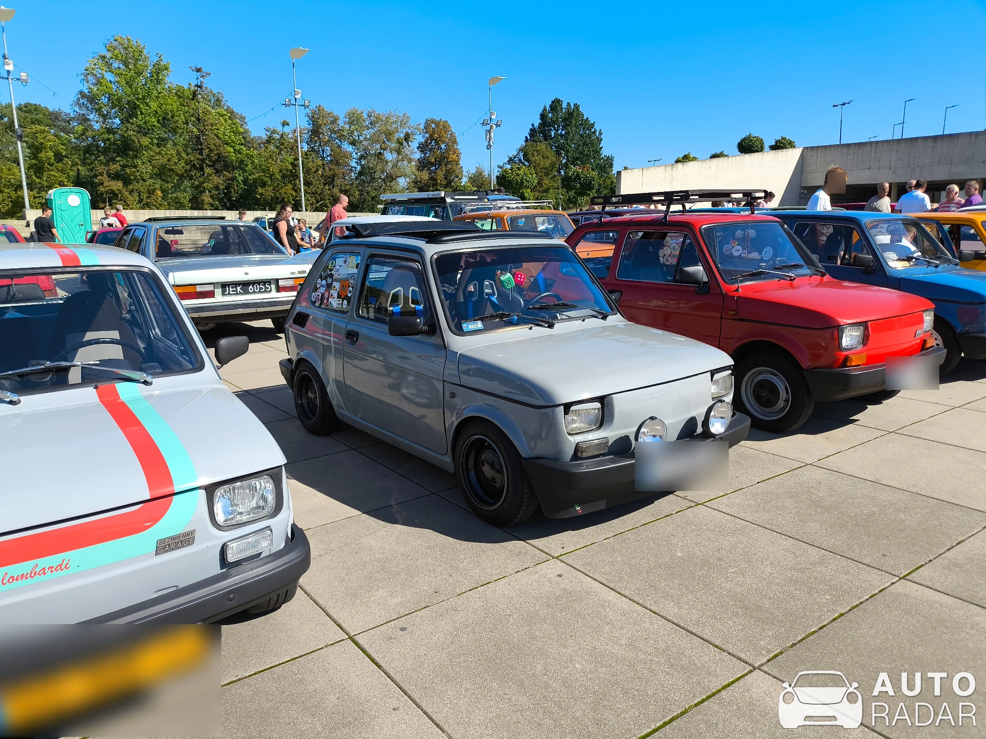 Polski Fiat 126p Faltdach spotted in Gliwice