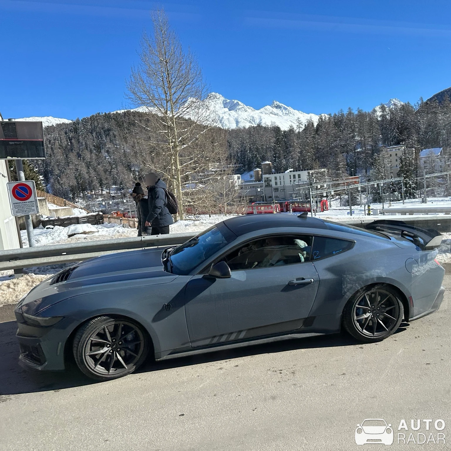 Ford Mustang Dark Horse S650 spotted in Sankt Moritz, Schweiz