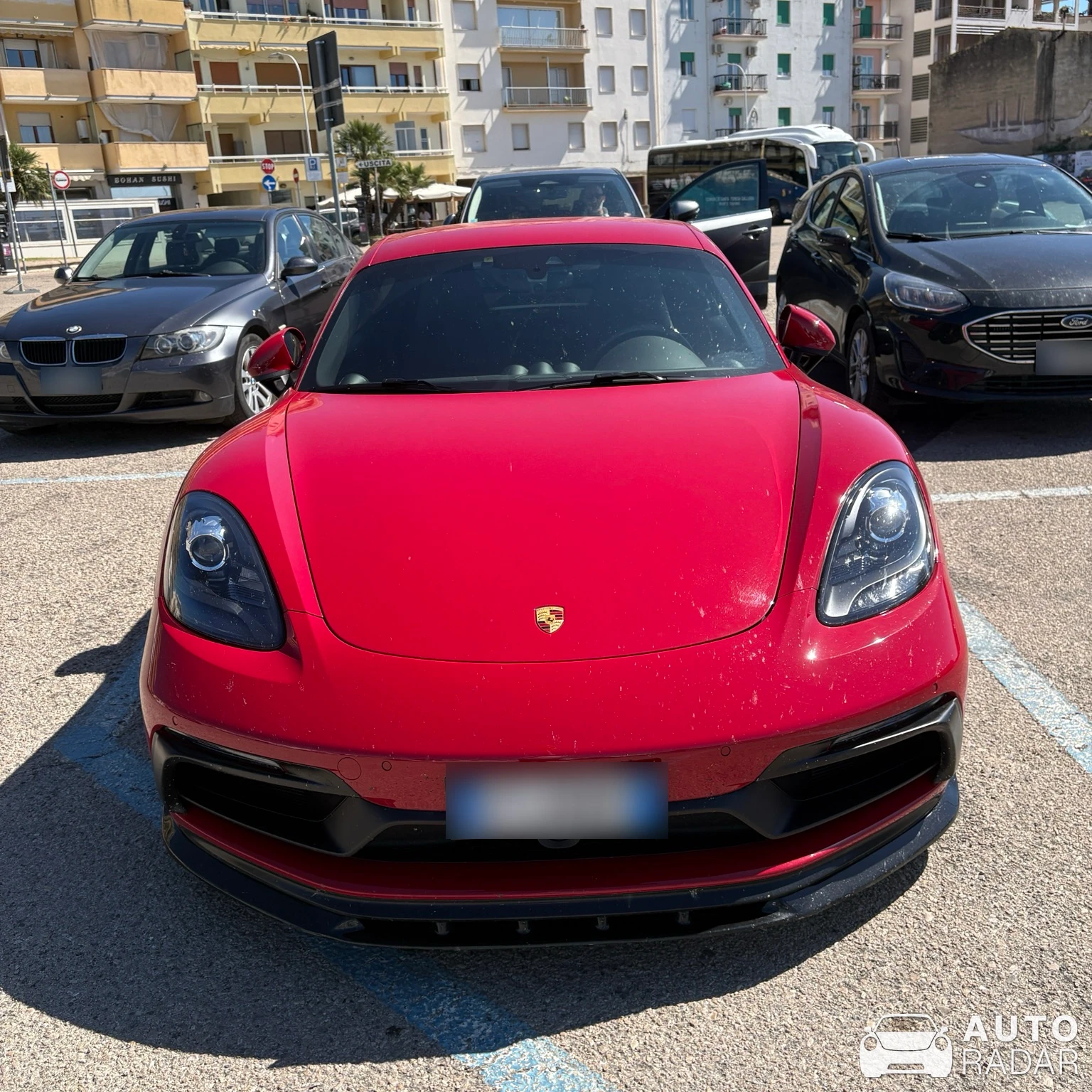 Porsche 718 Cayman GT4 spotted in Alghero