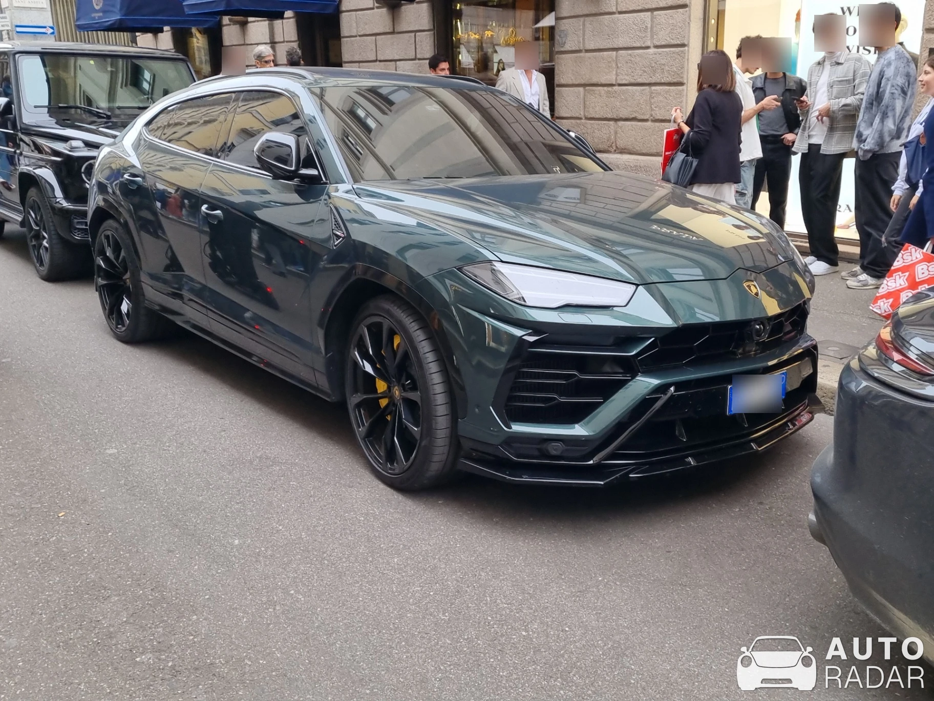 Lamborghini Urus spotted in Milano, Italia