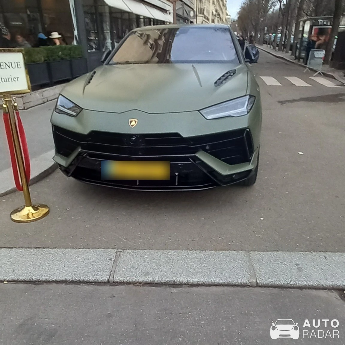 Lamborghini Urus spotted in Paris, France