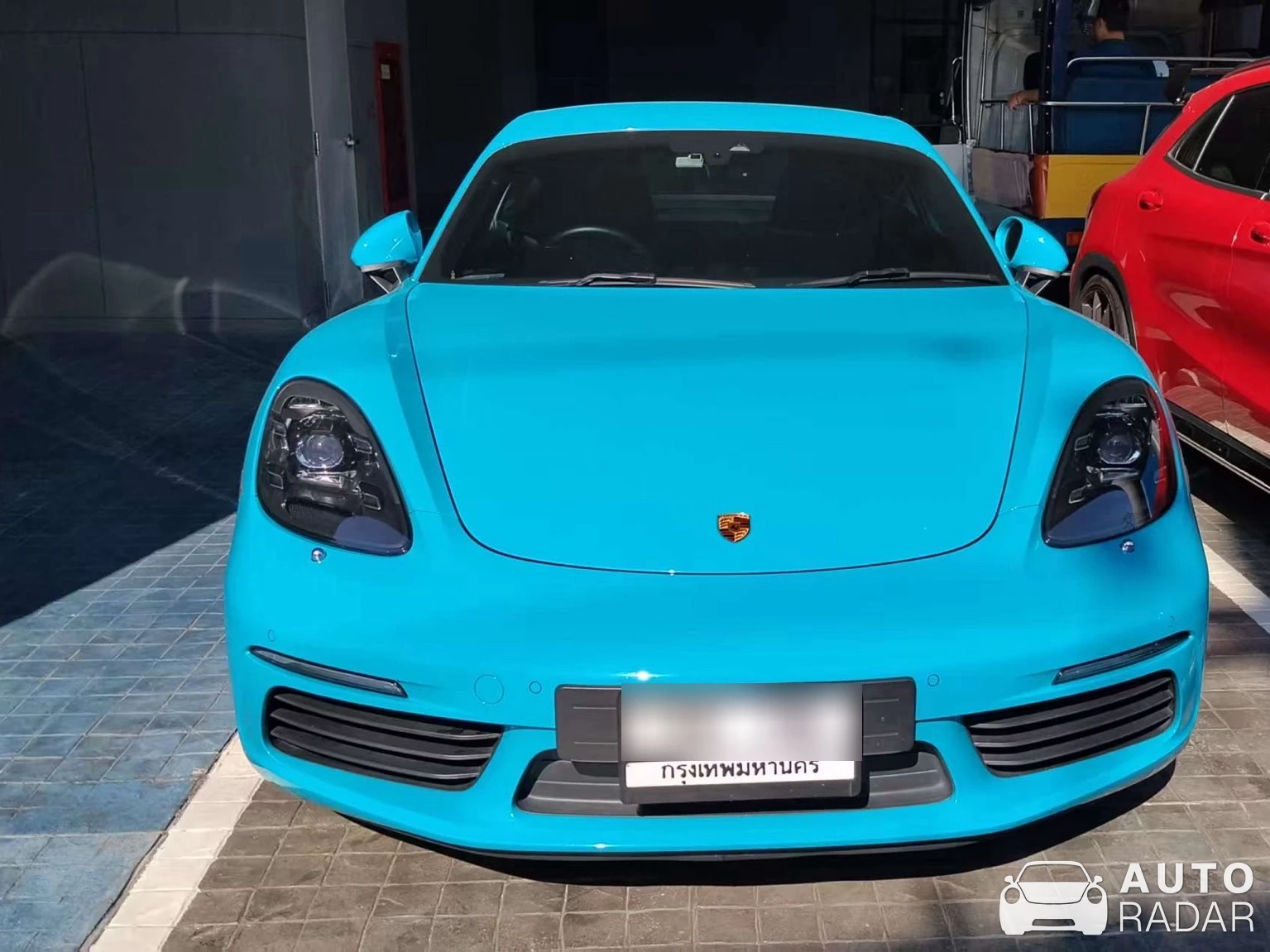 Porsche 718 Cayman spotted in Bo Put, Thailand