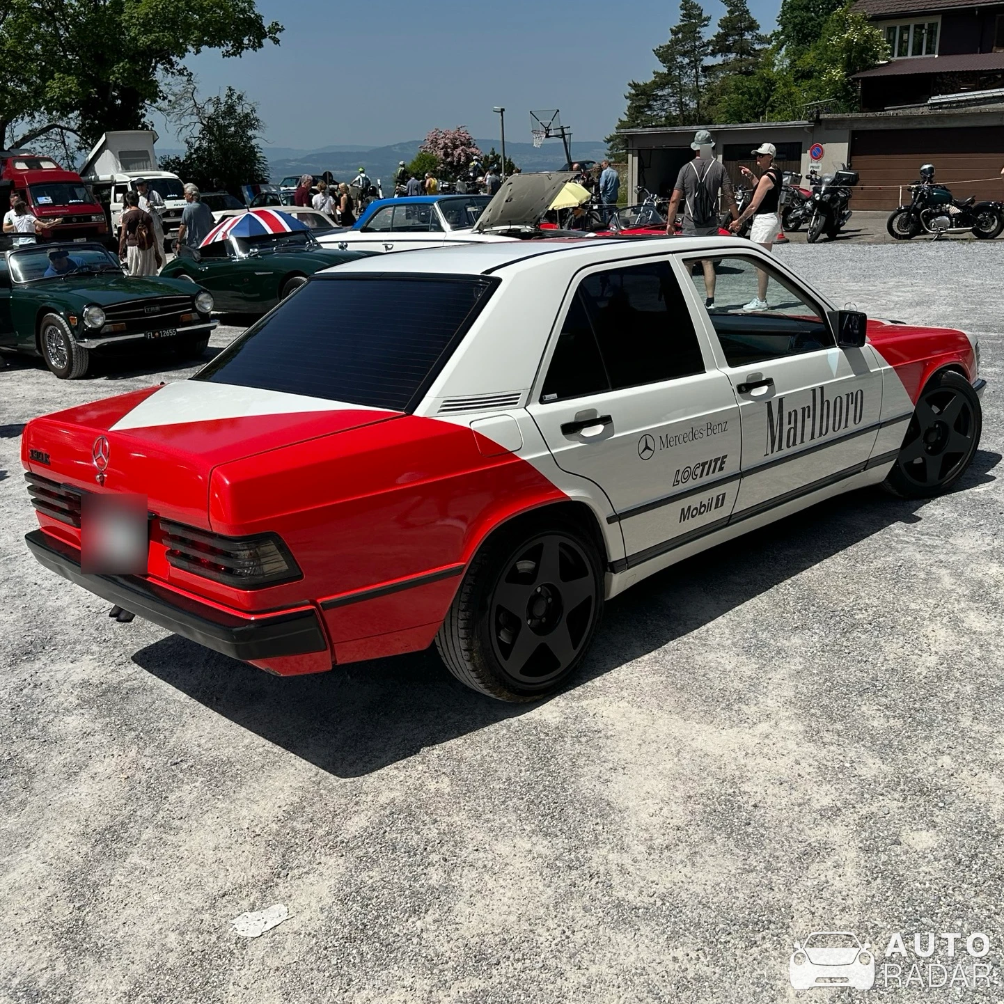 Mercedes-Benz 190 E W201 spotted in Dürnten