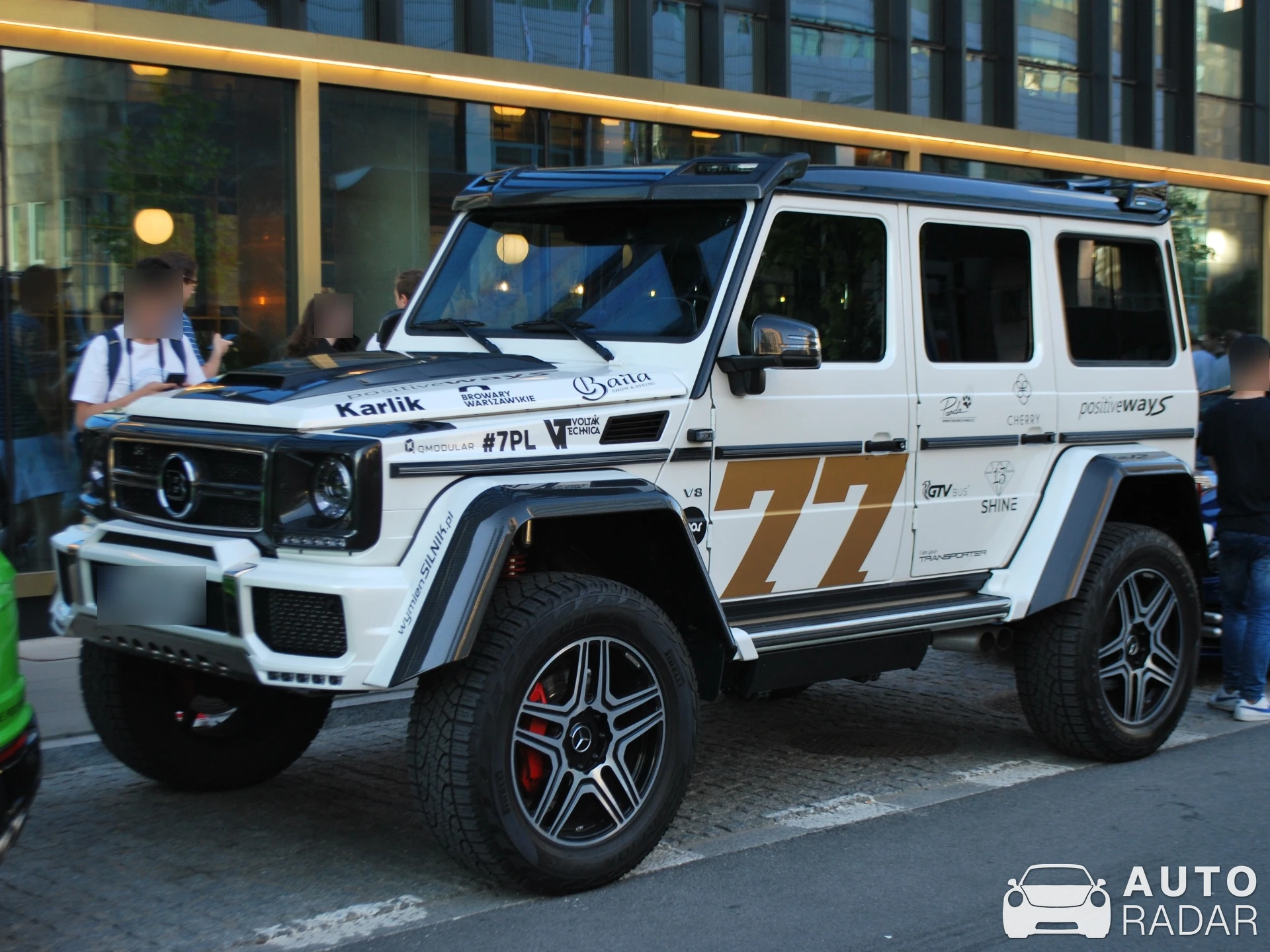 Mercedes-AMG Brabus G 500 4x4² spotted in Warszawa, Poland