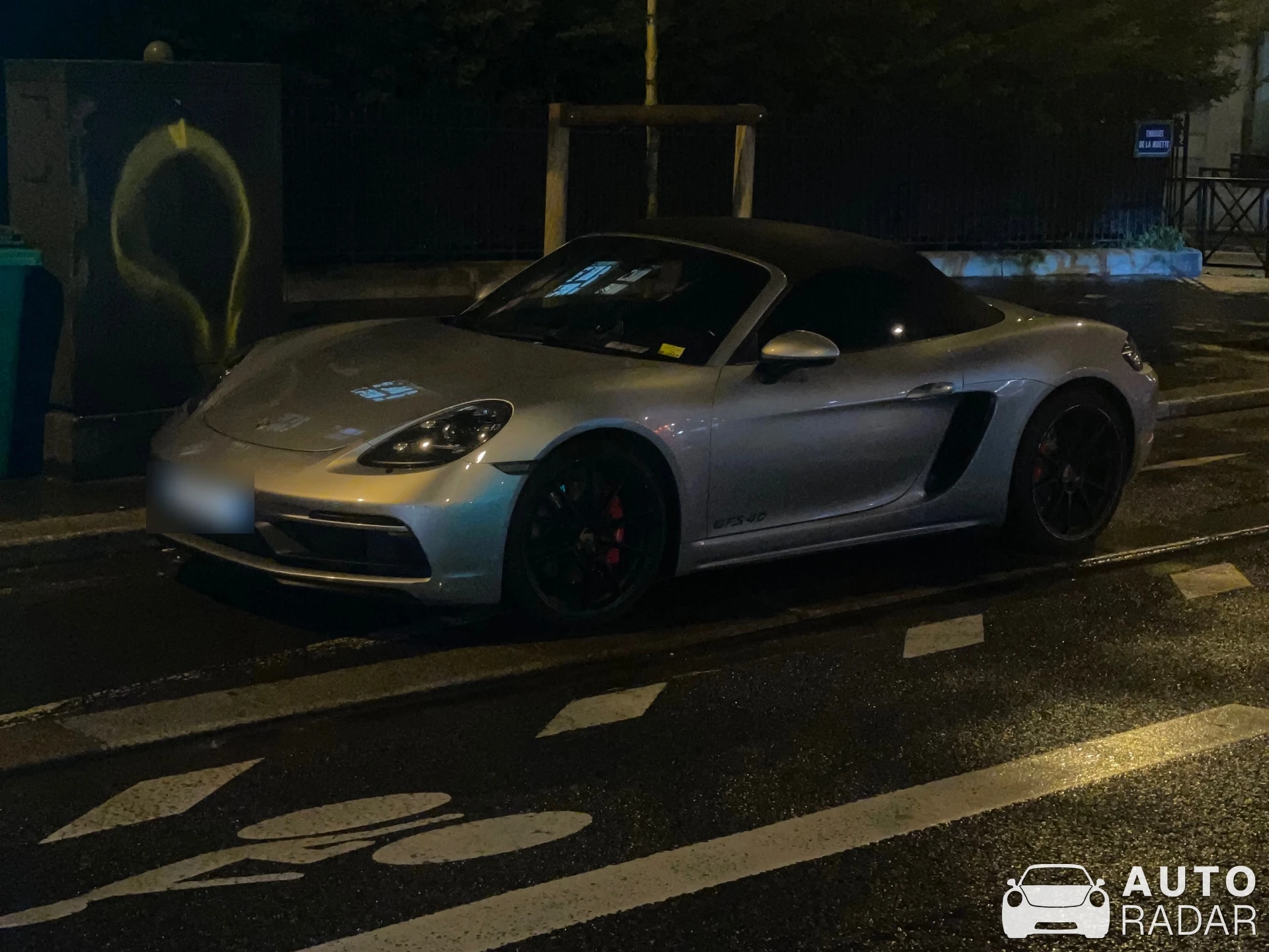 Porsche 718 Boxster spotted in Paris, France
