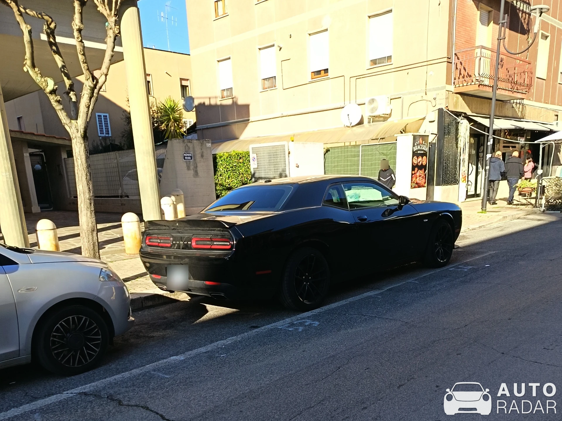 Dodge Challenger SRT Hellcat spotted in Aprilia, Italy