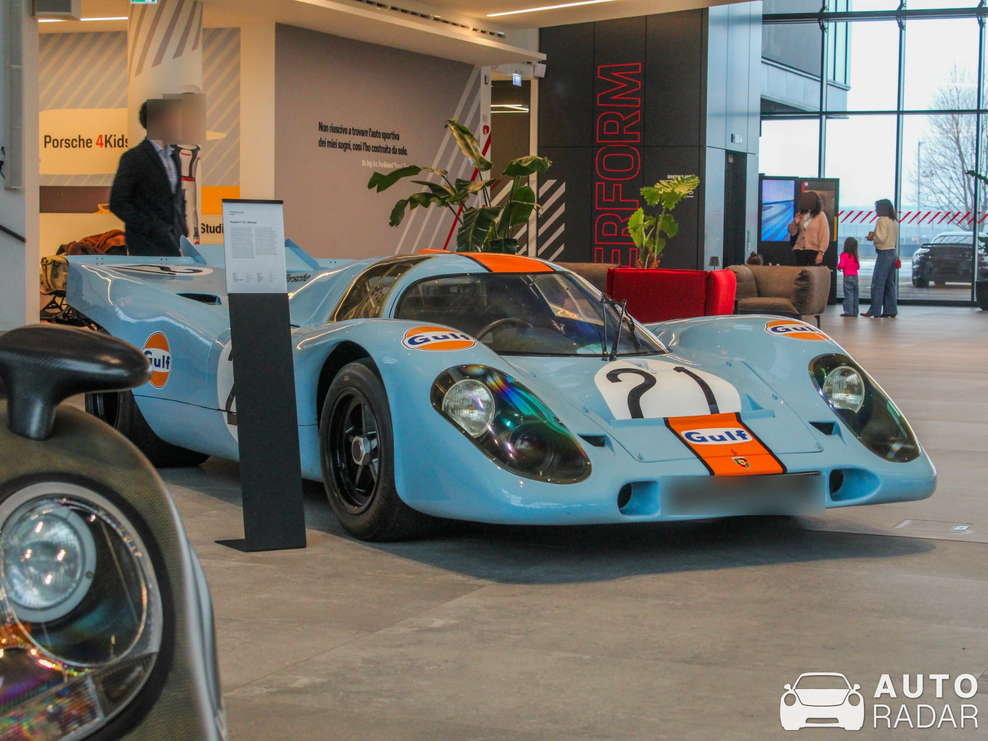 Porsche 917K spotted in Bargnana, Italy
