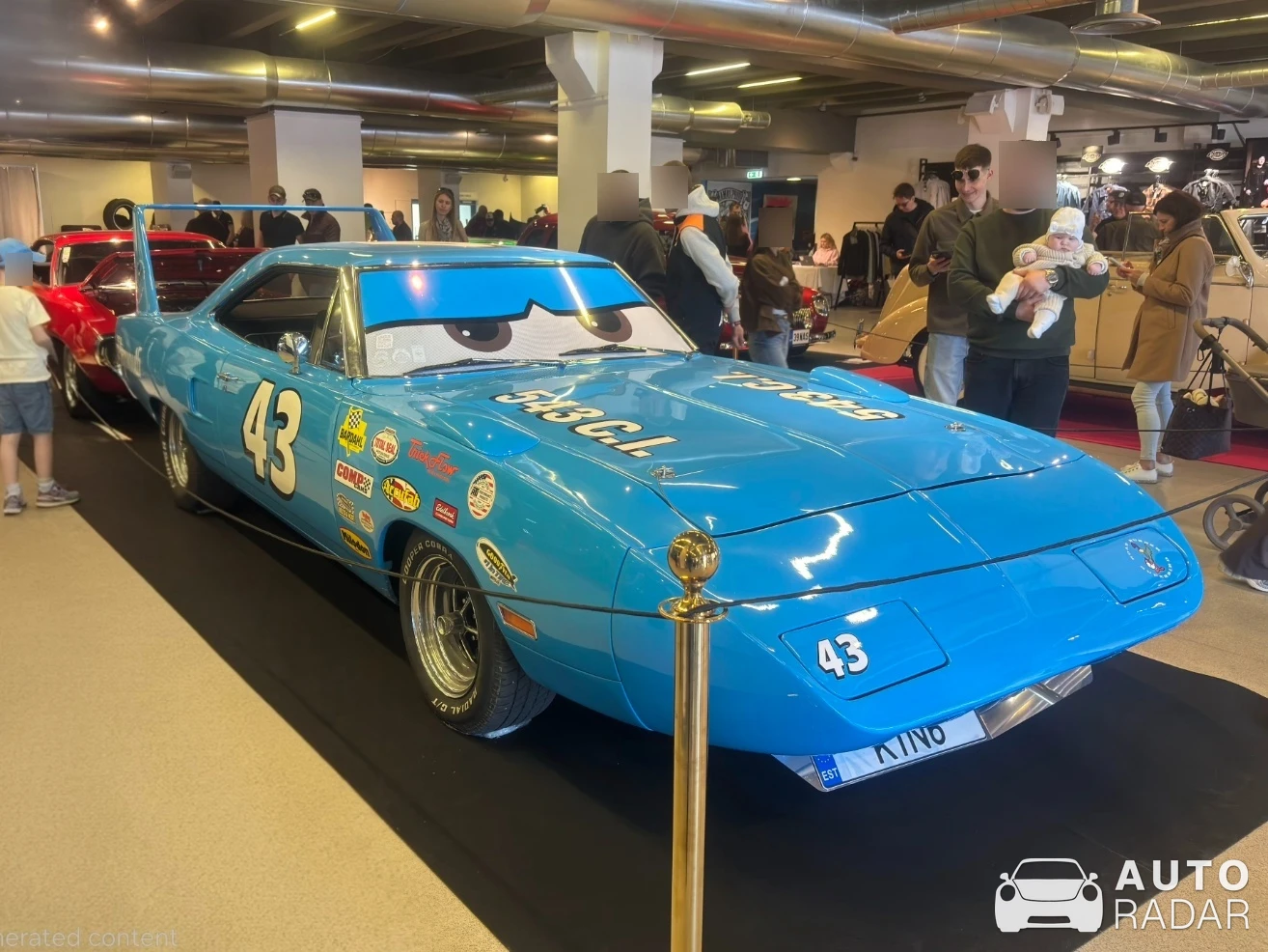 Plymouth Superbird spotted in Tallinn