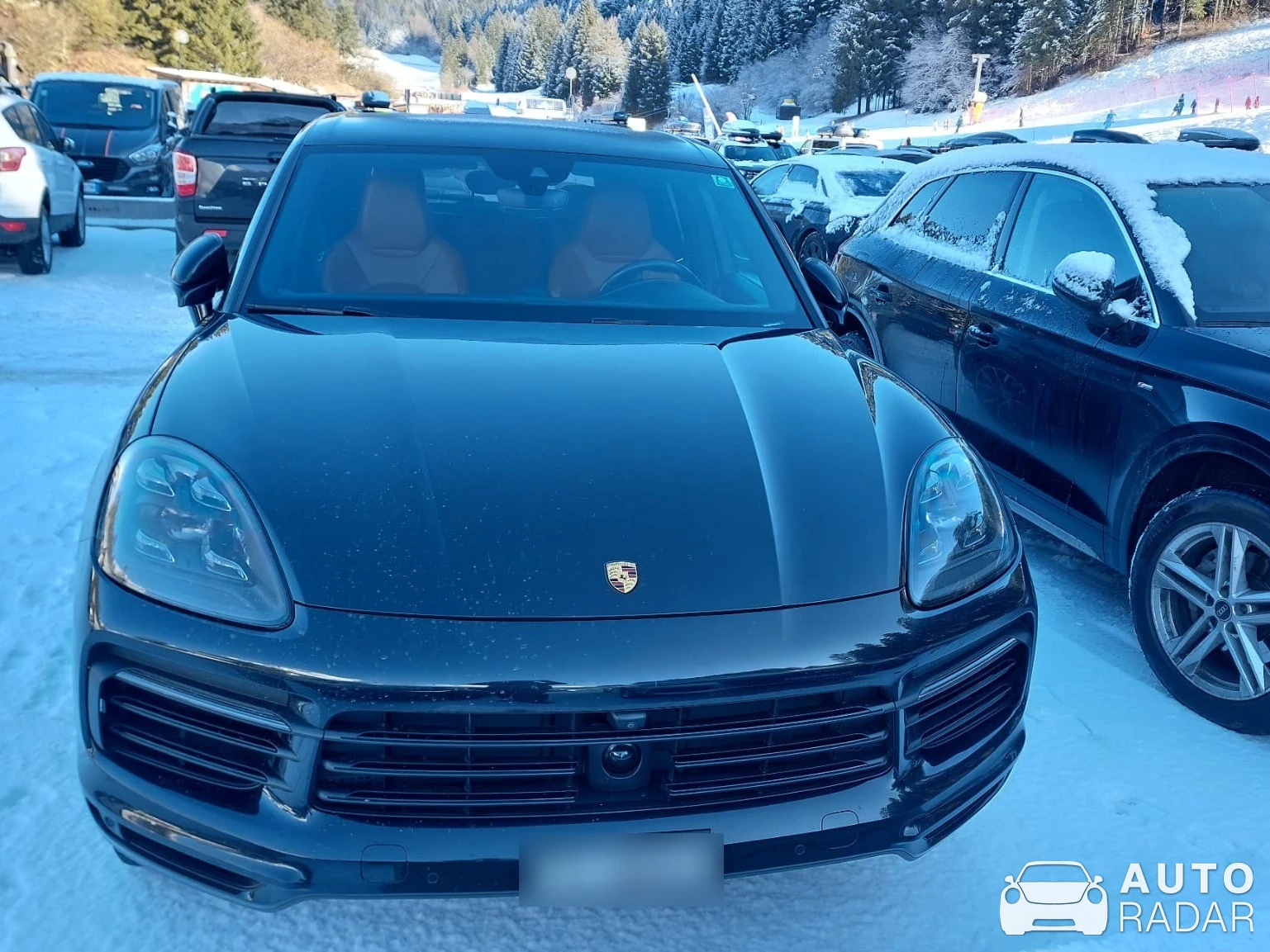 Porsche Cayenne S spotted in Andalo, Italia