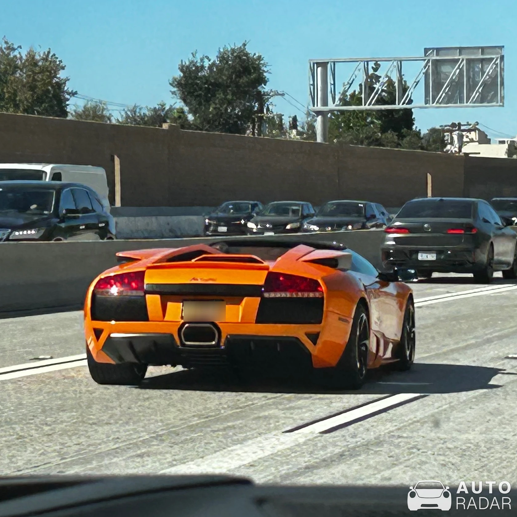 Lamborghini Murciélago LP640 Roadster spotted in Los Angeles, United States