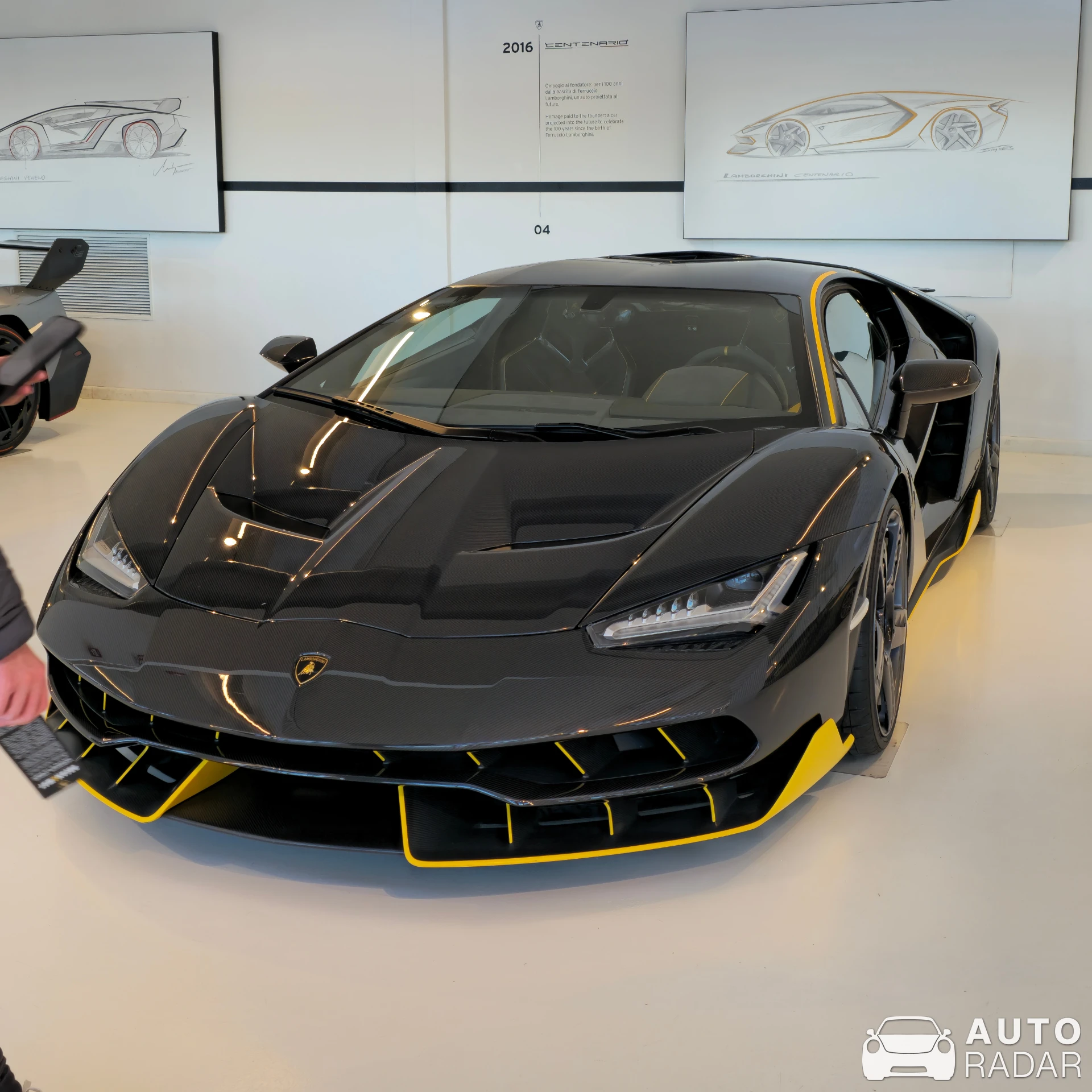 Lamborghini Centenario LP770-4 spotted in Sant'Agata Bolognese, Italy