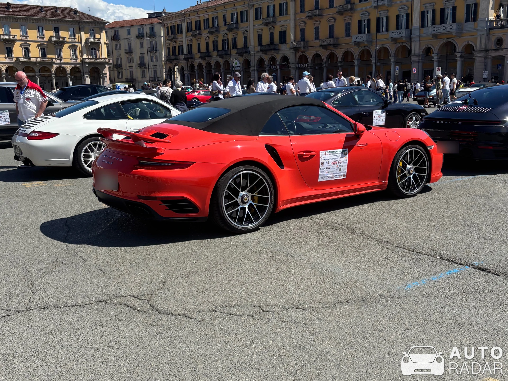 Porsche 991 Turbo S Cabriolet MkII spotted in Alessandria