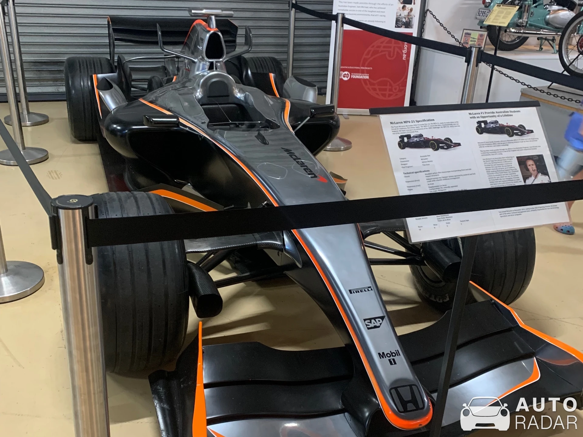 McLaren MP4-21 spotted in Stream Hill