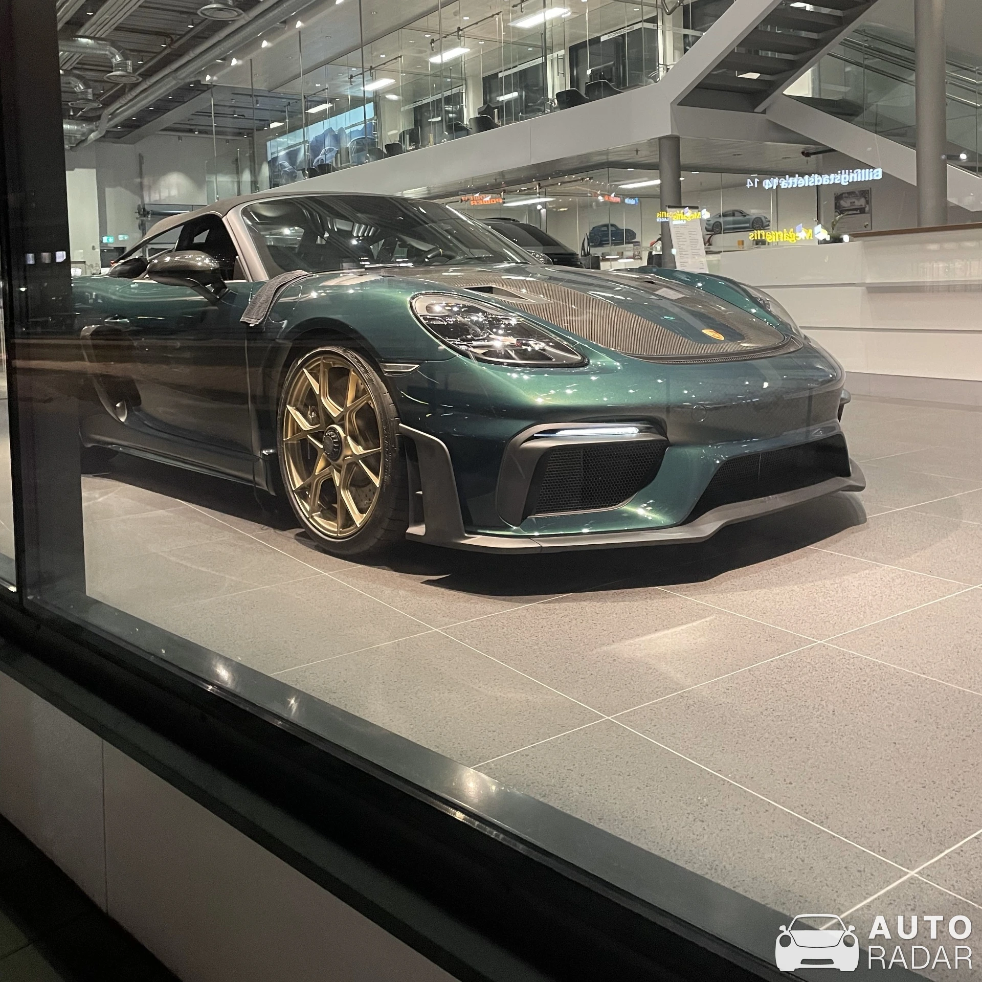 Porsche 718 Spyder RS spotted in Billingstad, Norway