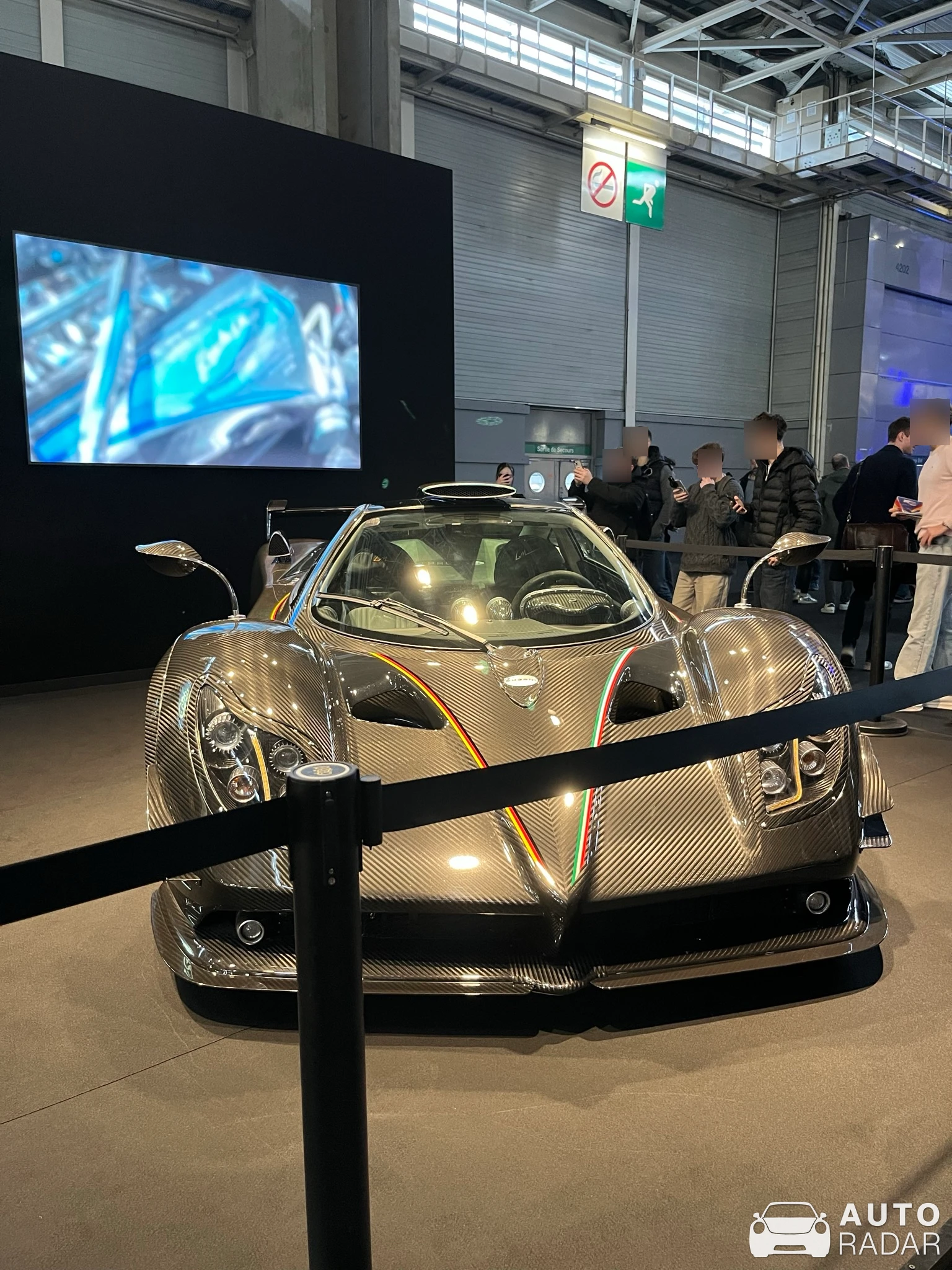 Pagani Zonda 760 LH spotted in Paris