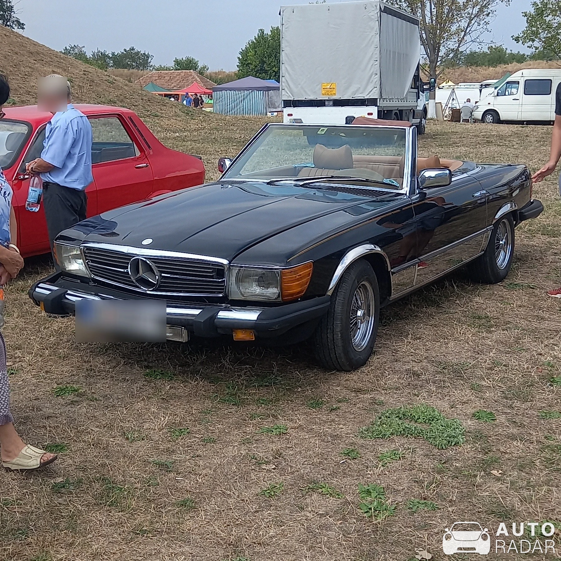 Mercedes-Benz 450 SL spotted in Biharia