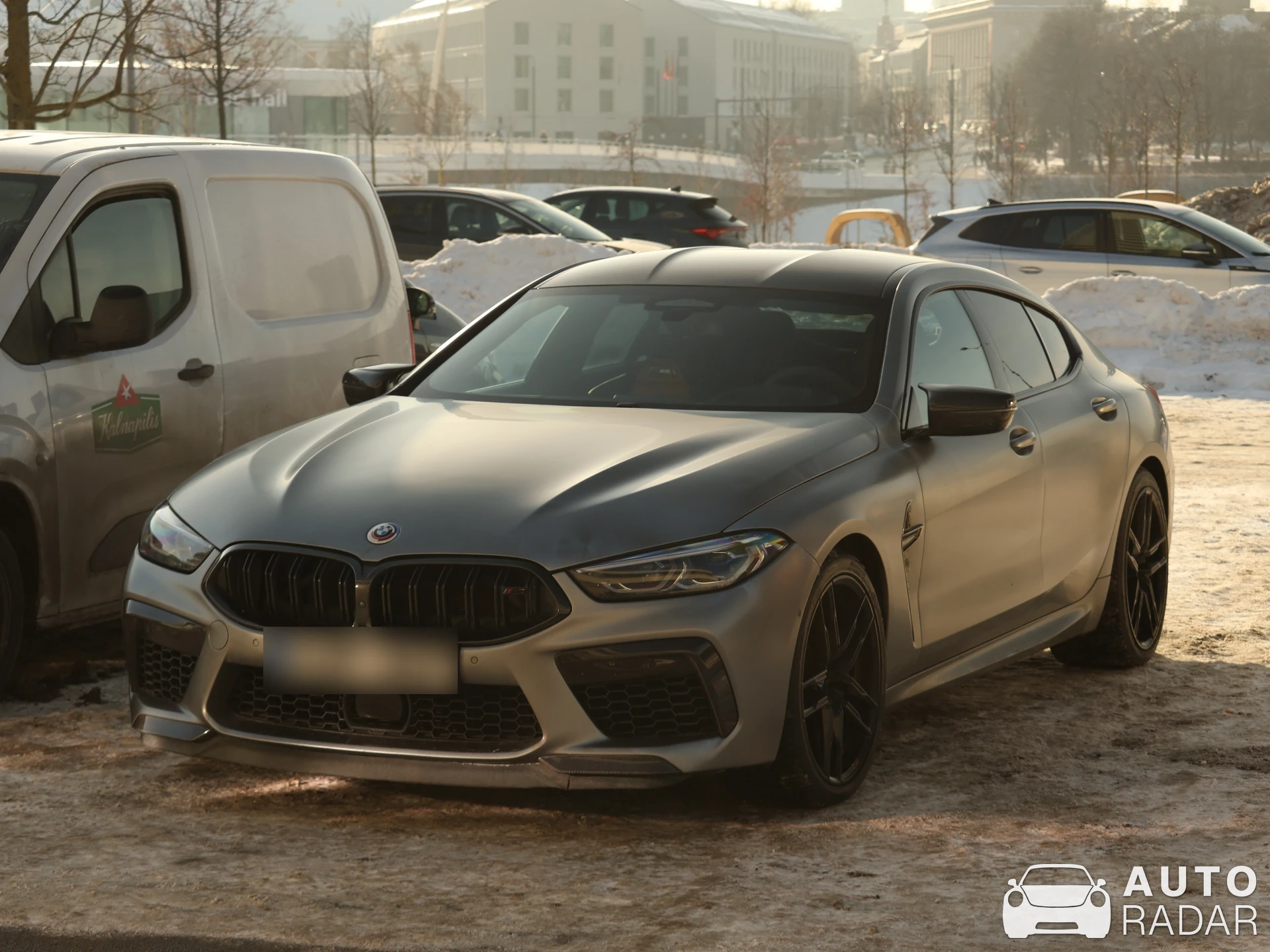 BMW M8 F93 Gran Coupé Competition spotted in Vilnius, Lithuania