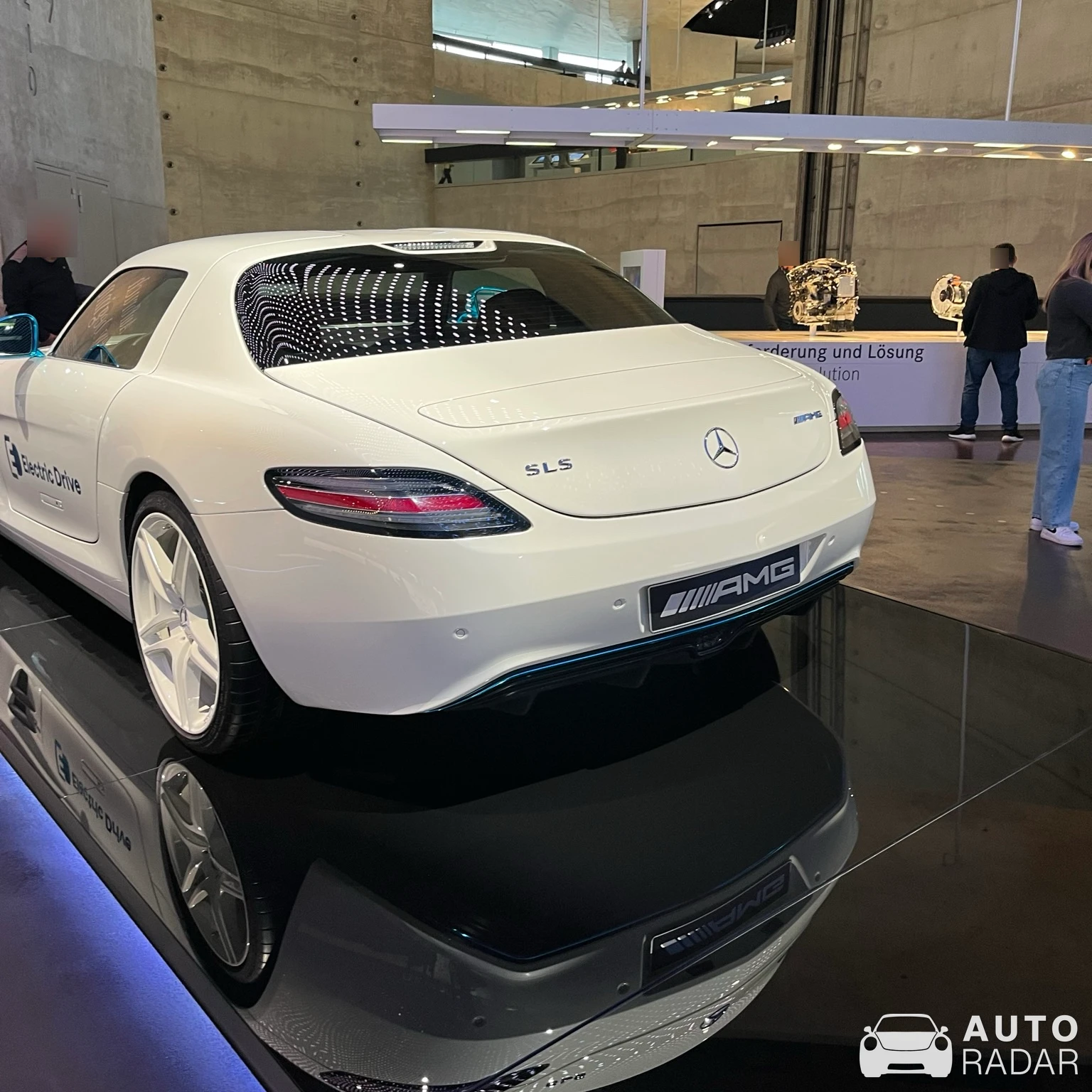 Mercedes-Benz SLS AMG Electric Drive spotted in Stuttgart, Germany