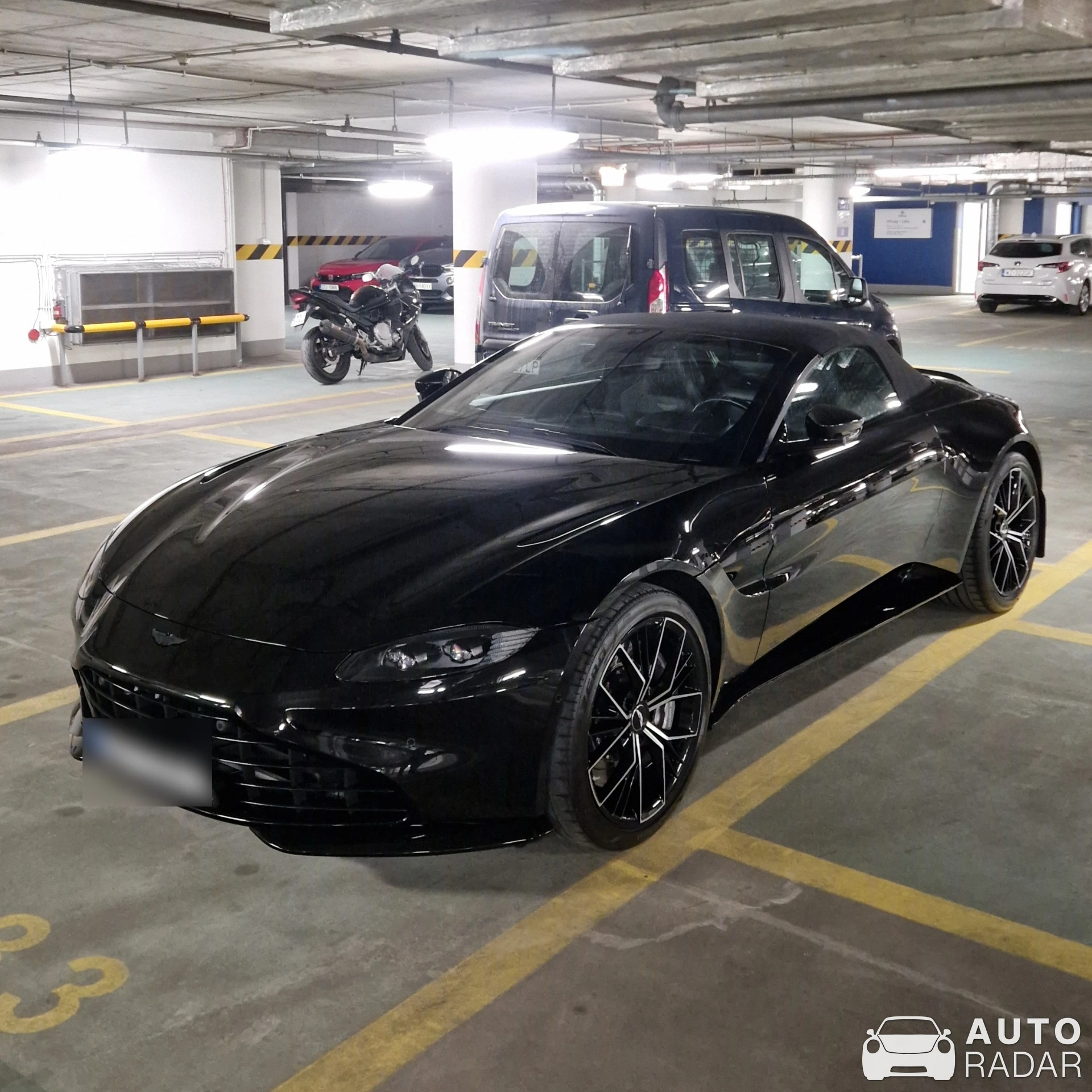 Aston Martin V8 Vantage Roadster 2020 spotted in Warszawa