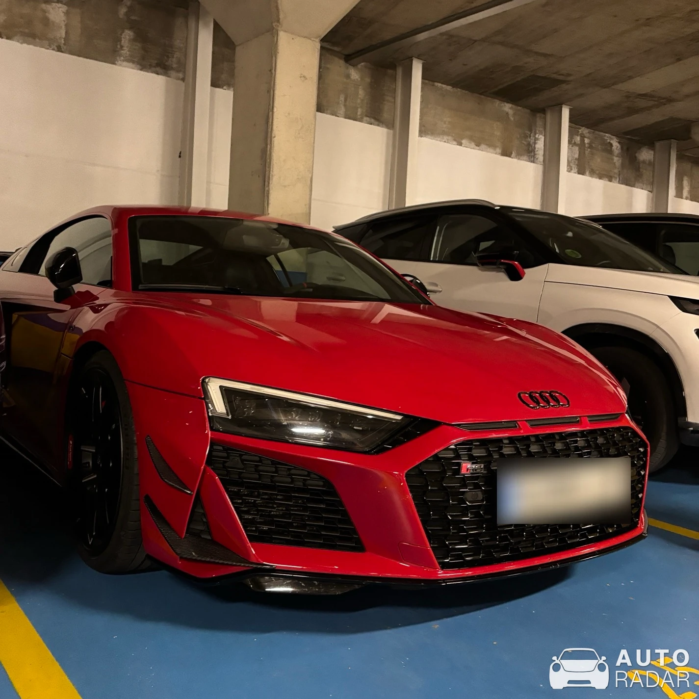Audi R8 V10 Performance spotted in Sanxenxo