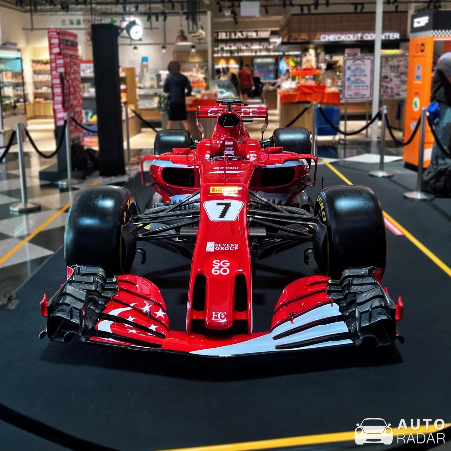 Force India VJM10-04 spotted in Singapore
