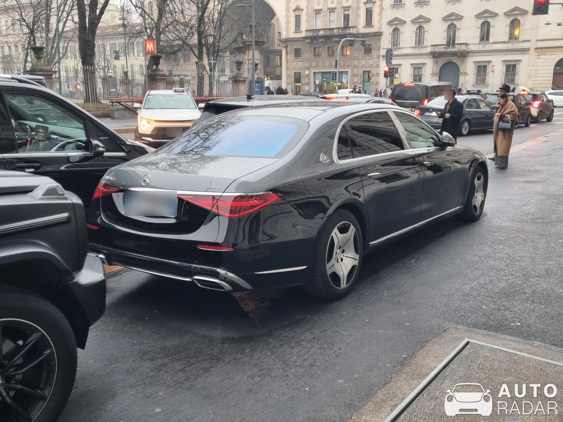 Mercedes-Maybach S 580 4MATIC spotted in Milano, Italy