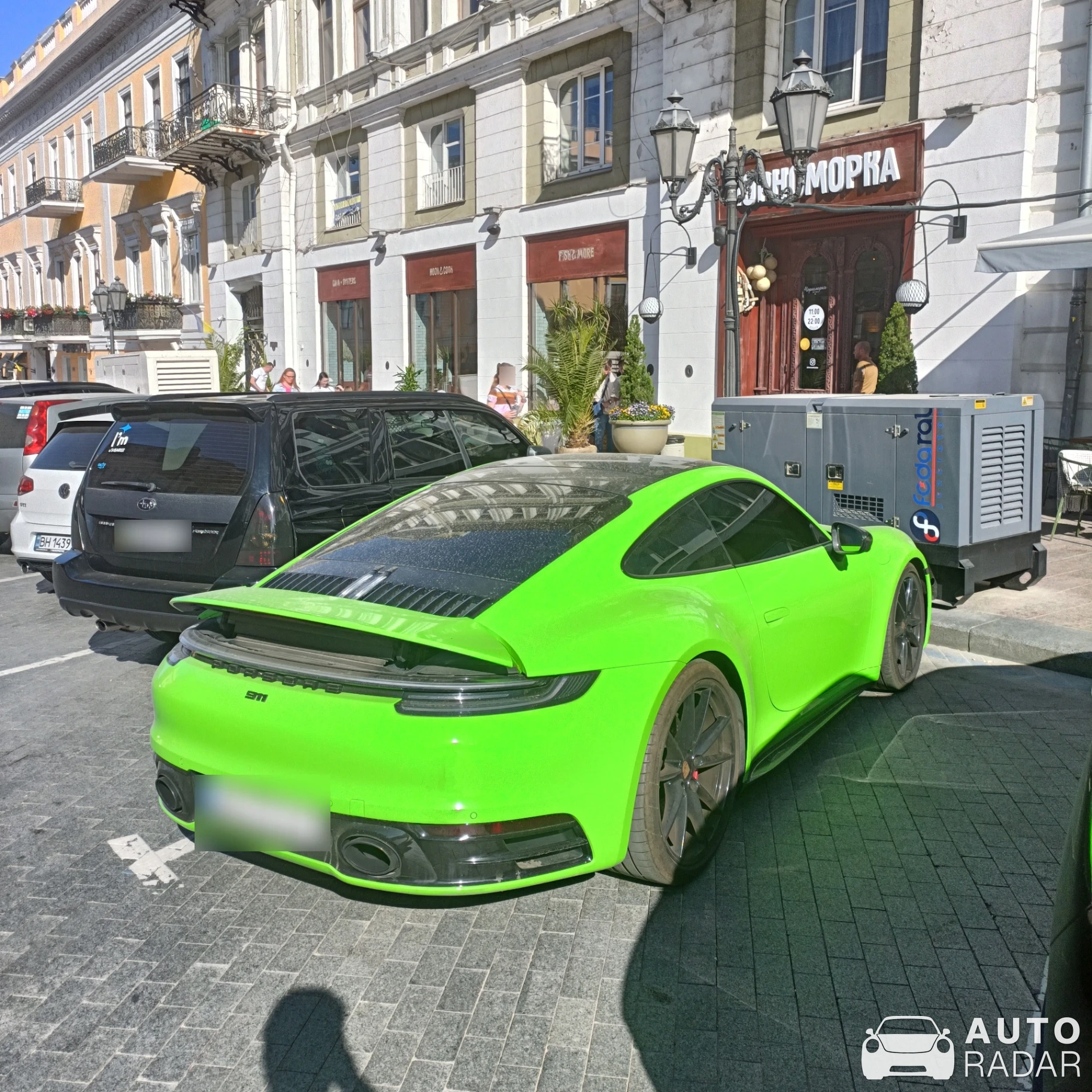 Porsche 992 Carrera 4S MkI spotted in Odesa, Ukraine