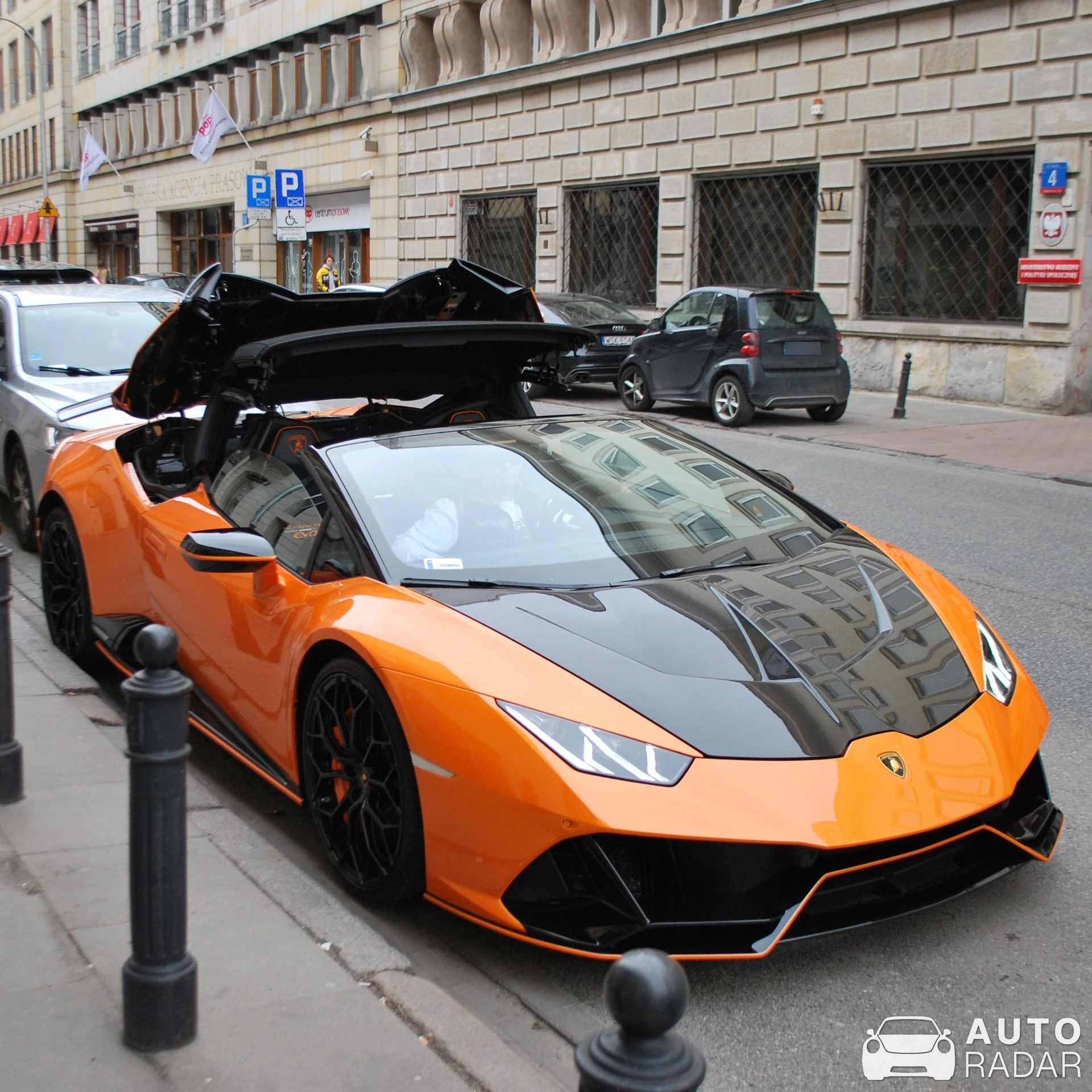 Lamborghini Huracán LP640-4 EVO Spyder 1016 Industries spotted in Warszawa, Poland