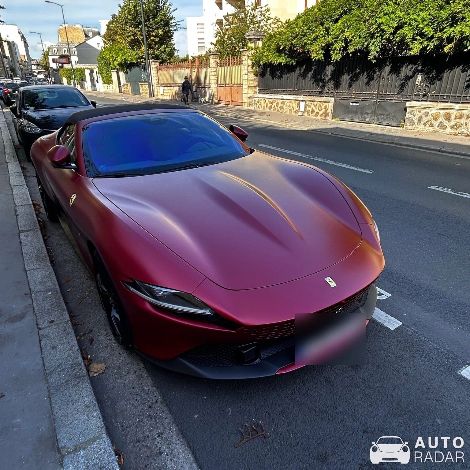 Ferrari Roma Spider spotted in Colombes, France