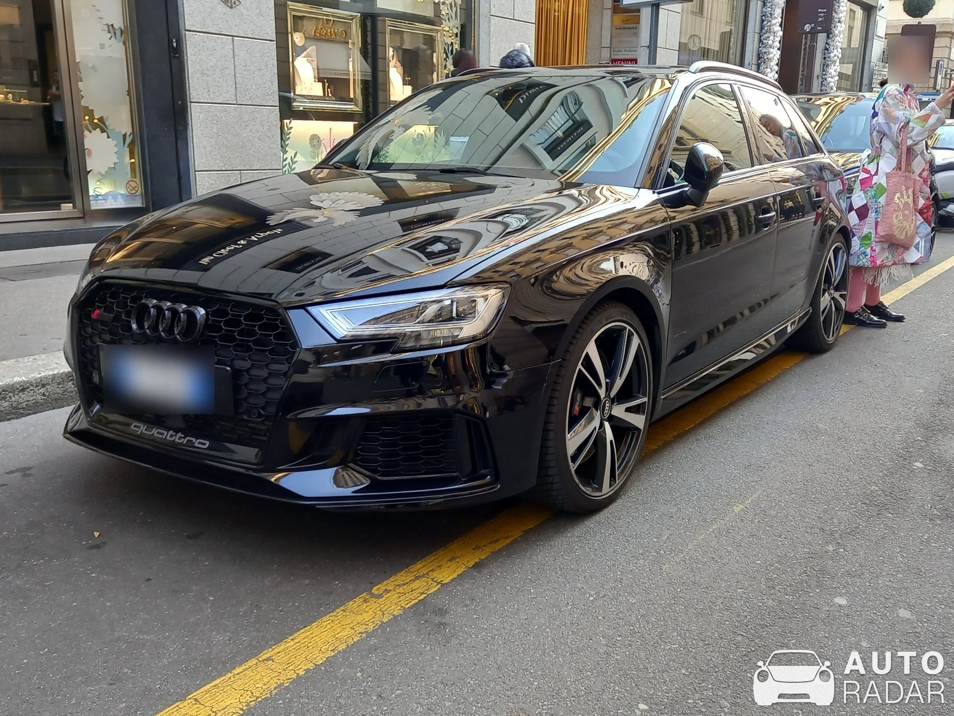 Audi RS3 Sportback 8V spotted in Milan, Italy