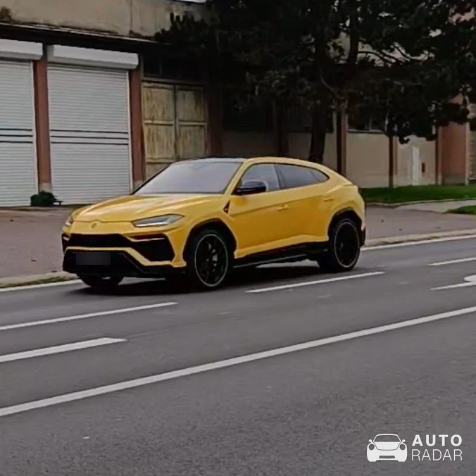 Lamborghini Urus spotted in Okres Znojmo, Czechia